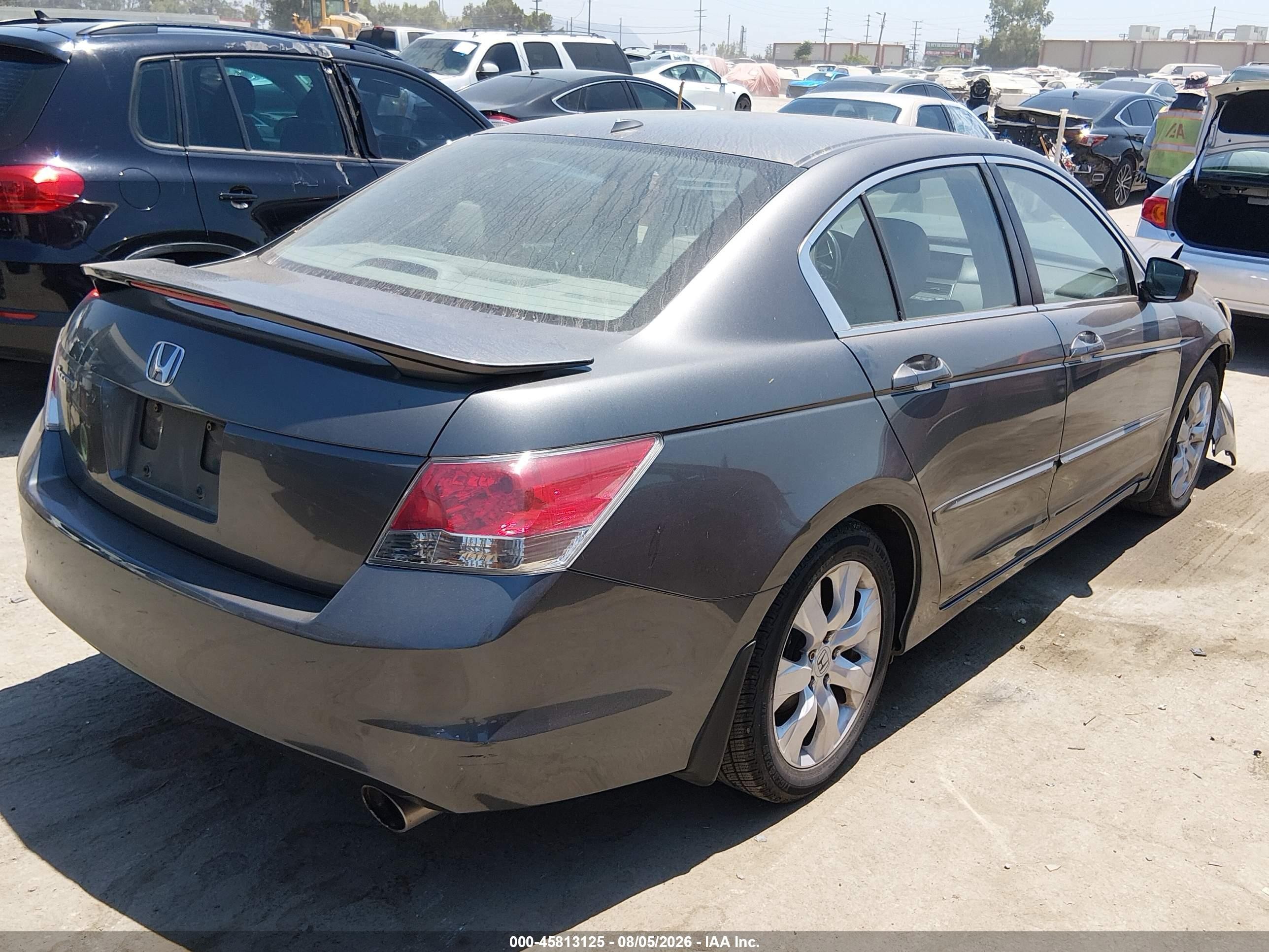 2009 Honda Accord 2.4 Ex-l Gray vin: 1HGCP26879A183715