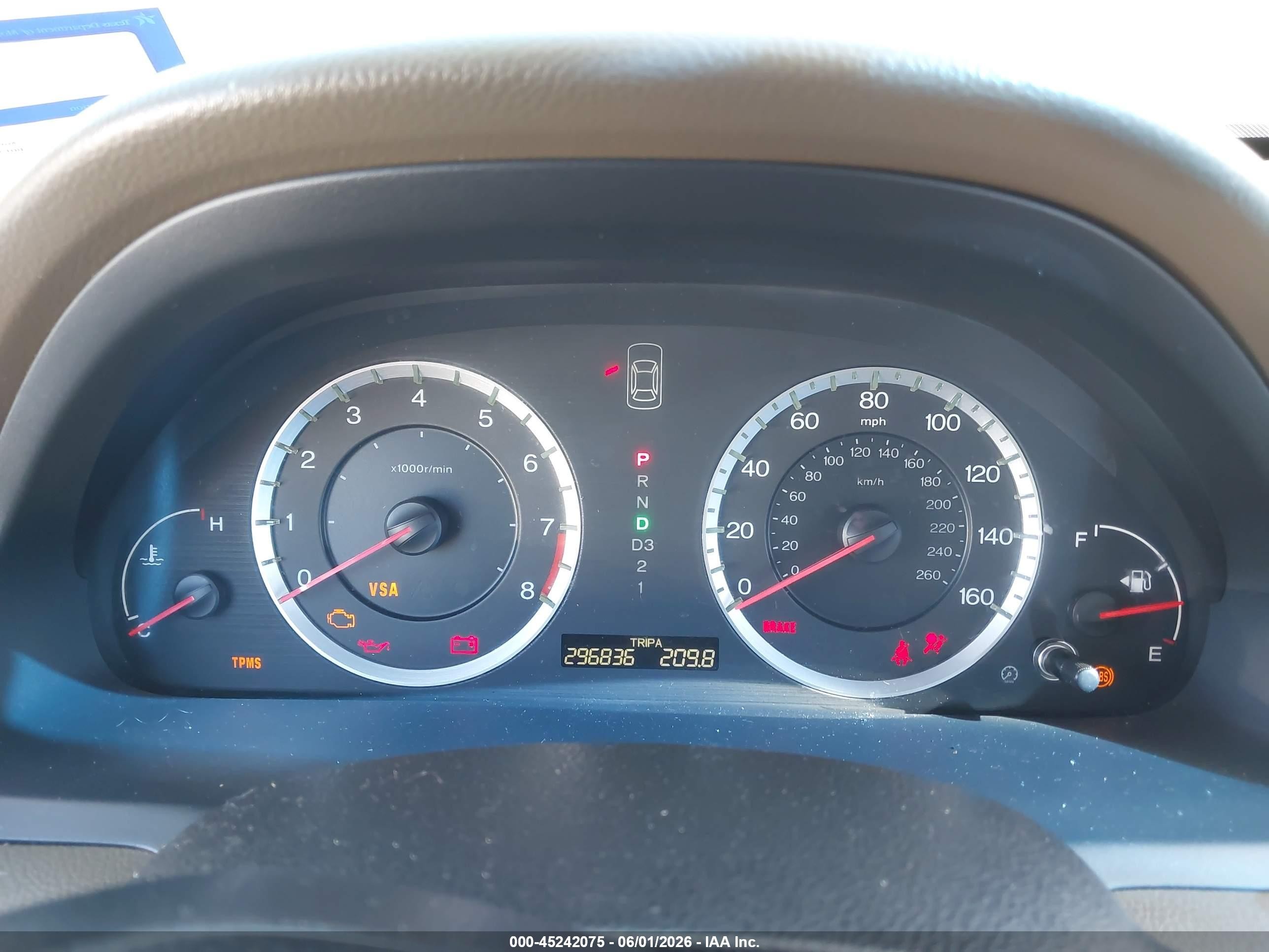 2008 Honda Accord 2.4 Ex-l White vin: 1HGCP26888A030341