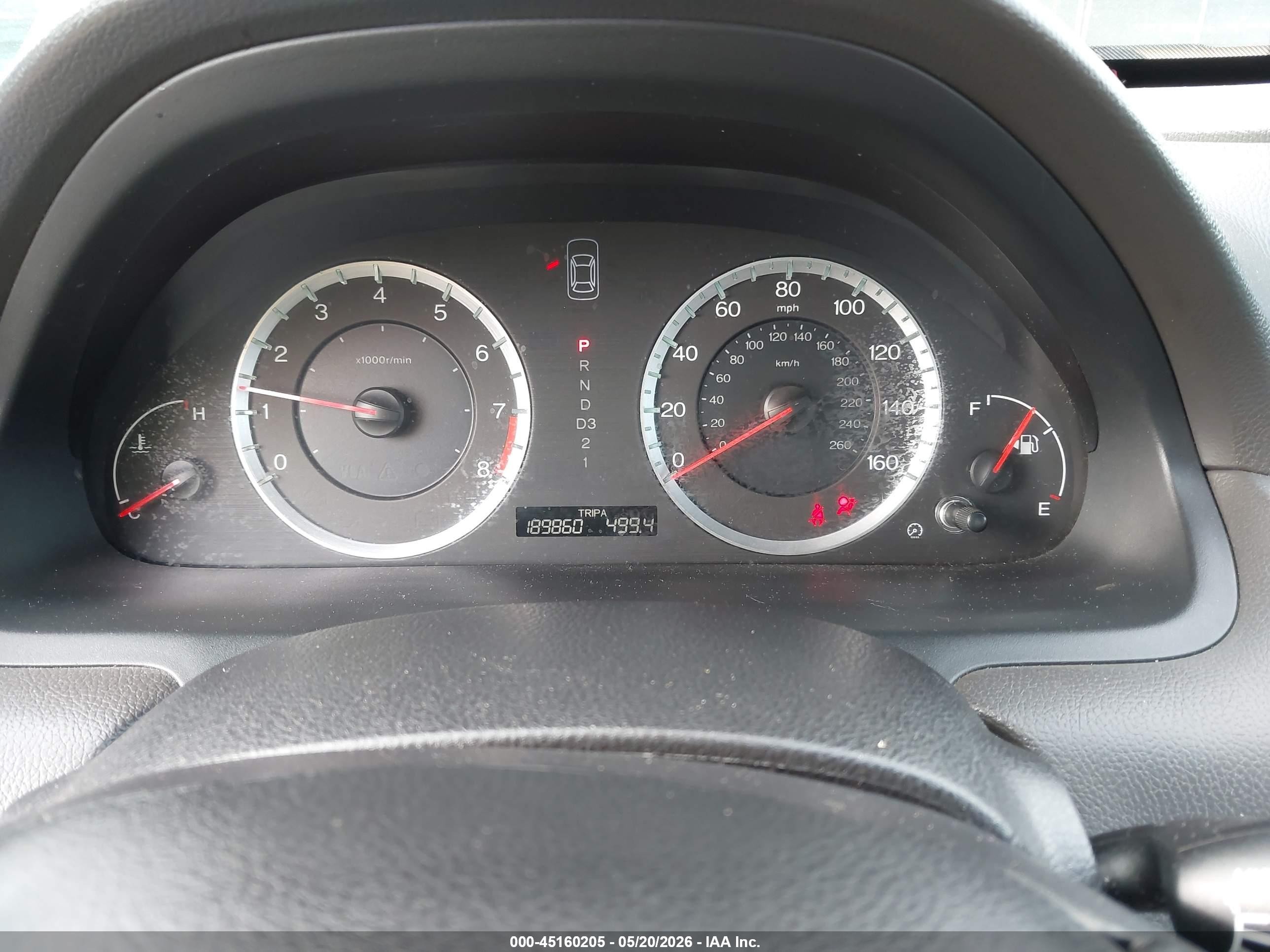 2008 Honda Accord 2.4 Ex-l Blue vin: 1HGCP26888A040402