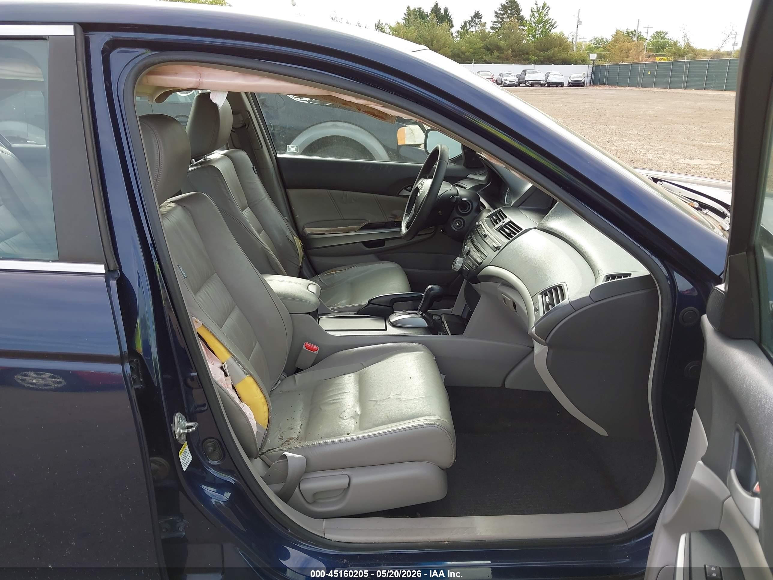 2008 Honda Accord 2.4 Ex-l Blue vin: 1HGCP26888A040402
