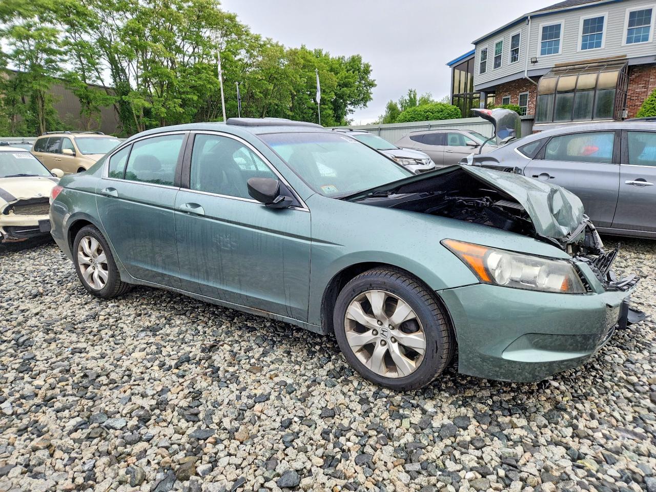 2008 Honda Accord Exl Green vin: 1HGCP26888A050198