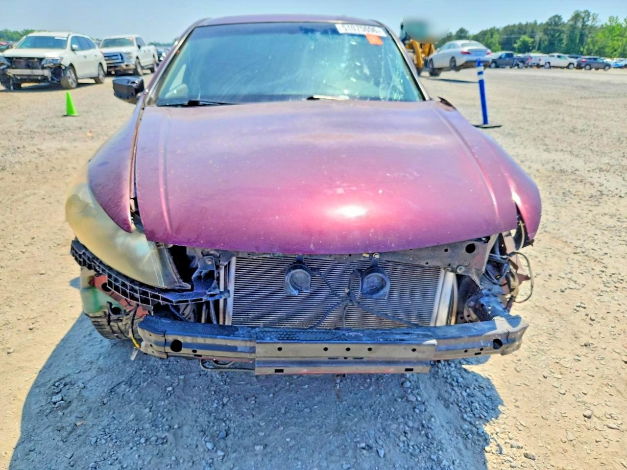 2008 Honda Accord Exl Purple vin: 1HGCP26888A054574