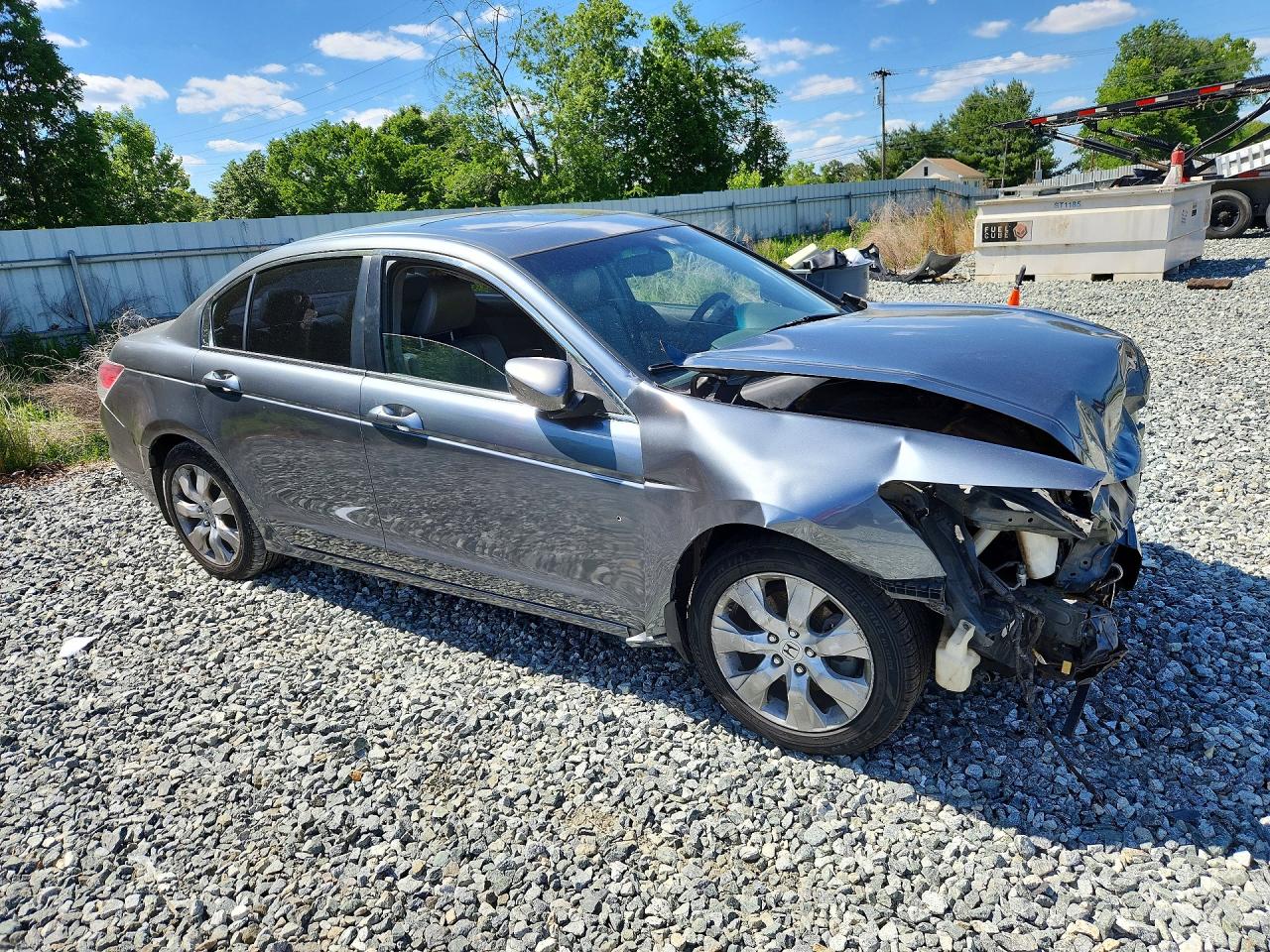 2008 Honda Accord Exl Gray vin: 1HGCP26888A055112
