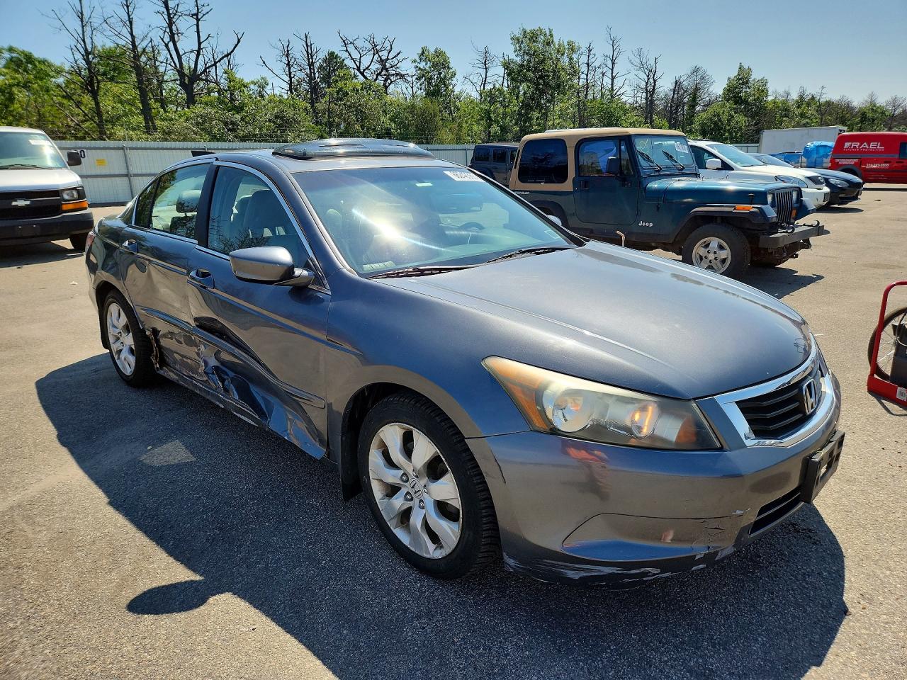 2008 Honda Accord Exl Gray vin: 1HGCP26888A058964