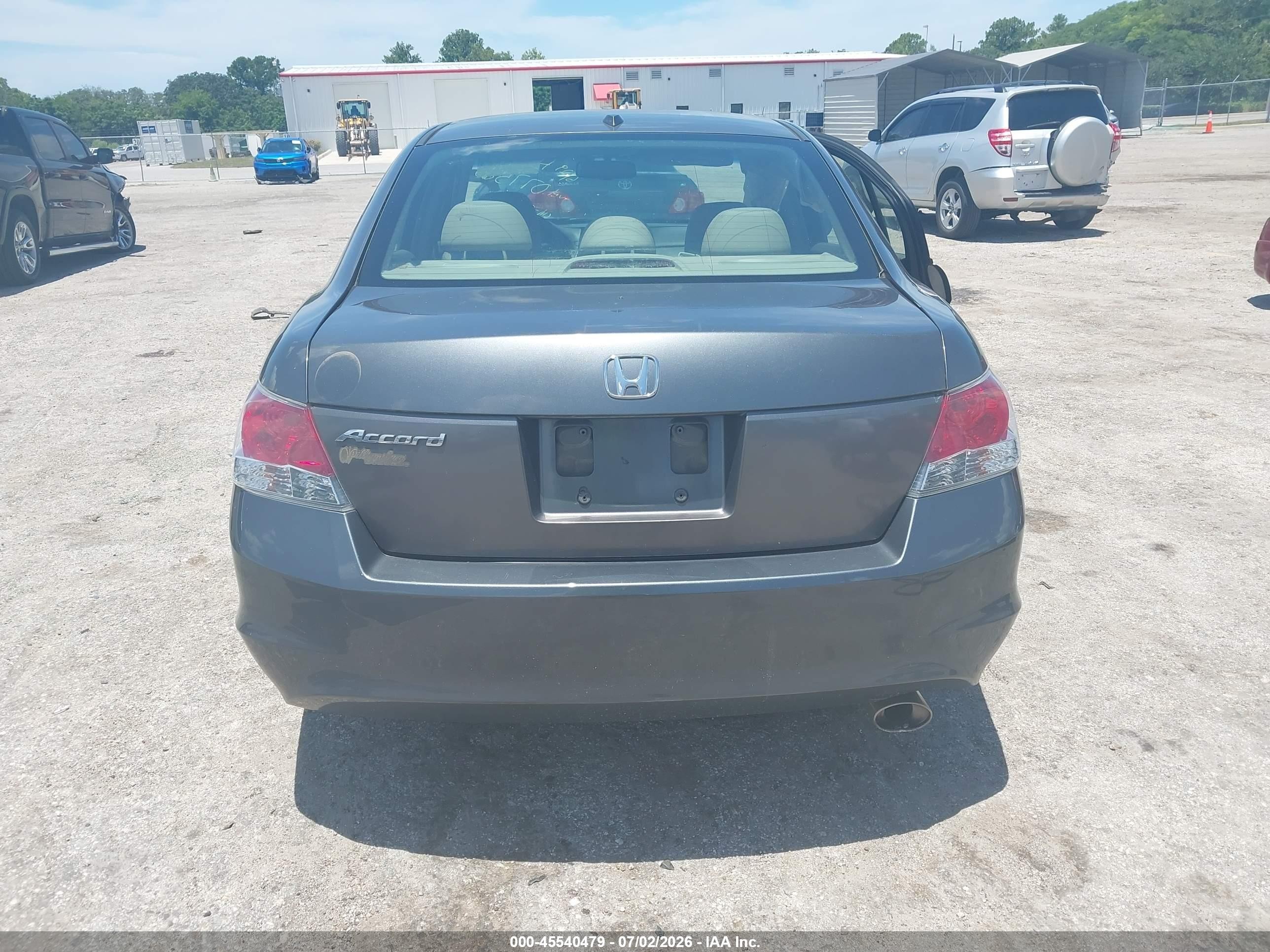 2008 Honda Accord 2.4 Ex-l Gray vin: 1HGCP26888A077580