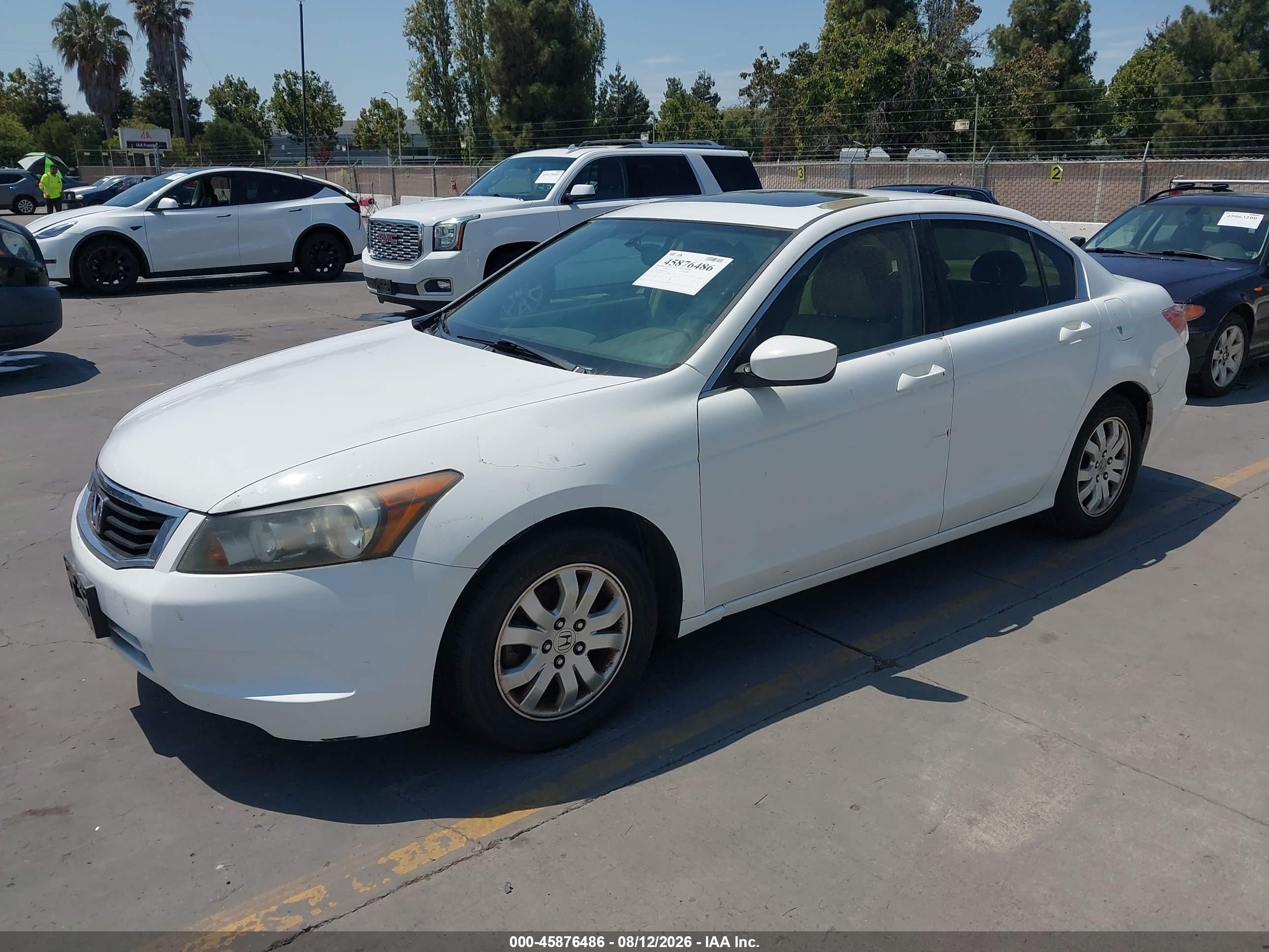 2008 Honda Accord 2.4 Ex-l White vin: 1HGCP26888A094153