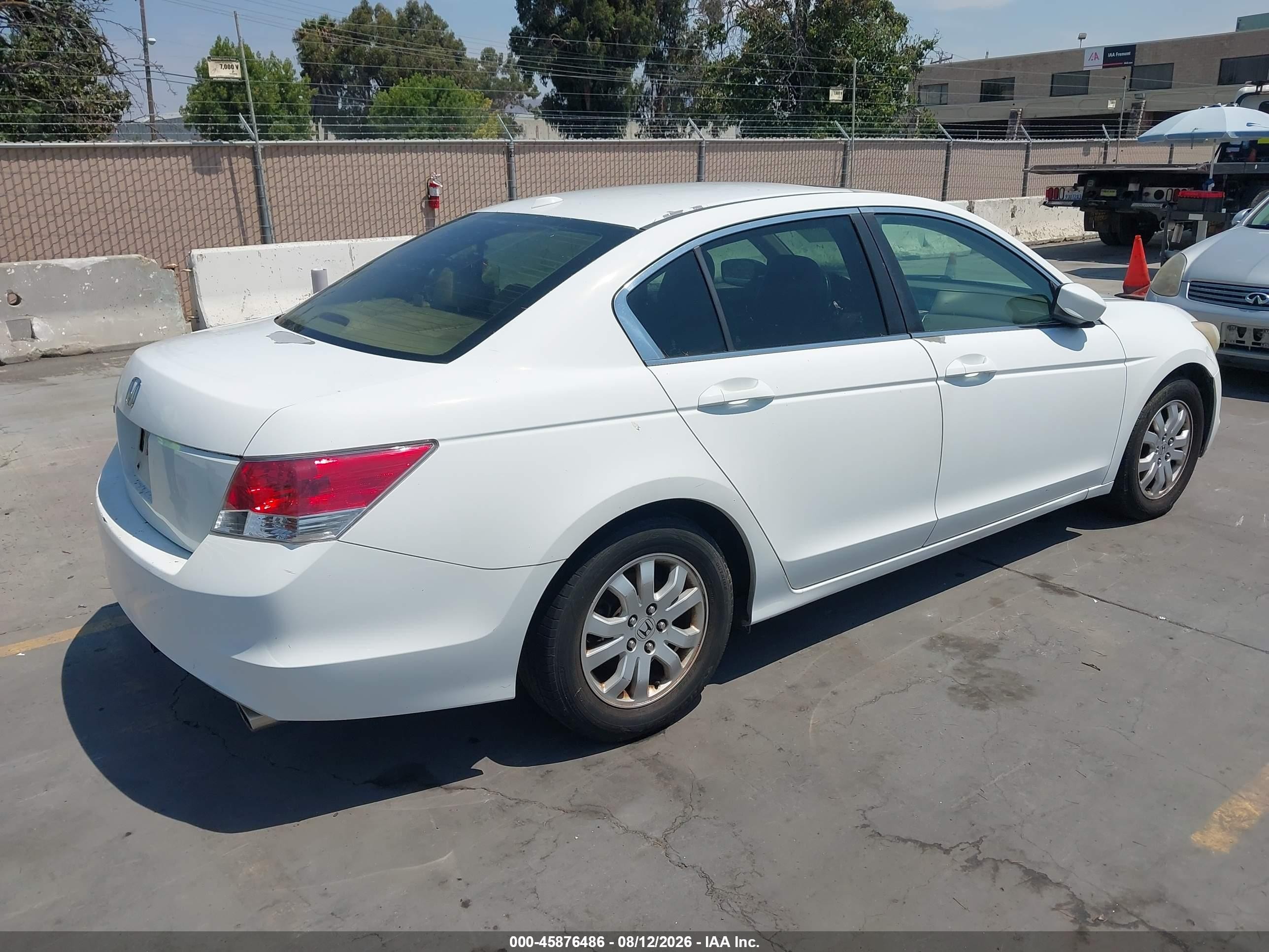 2008 Honda Accord 2.4 Ex-l White vin: 1HGCP26888A094153