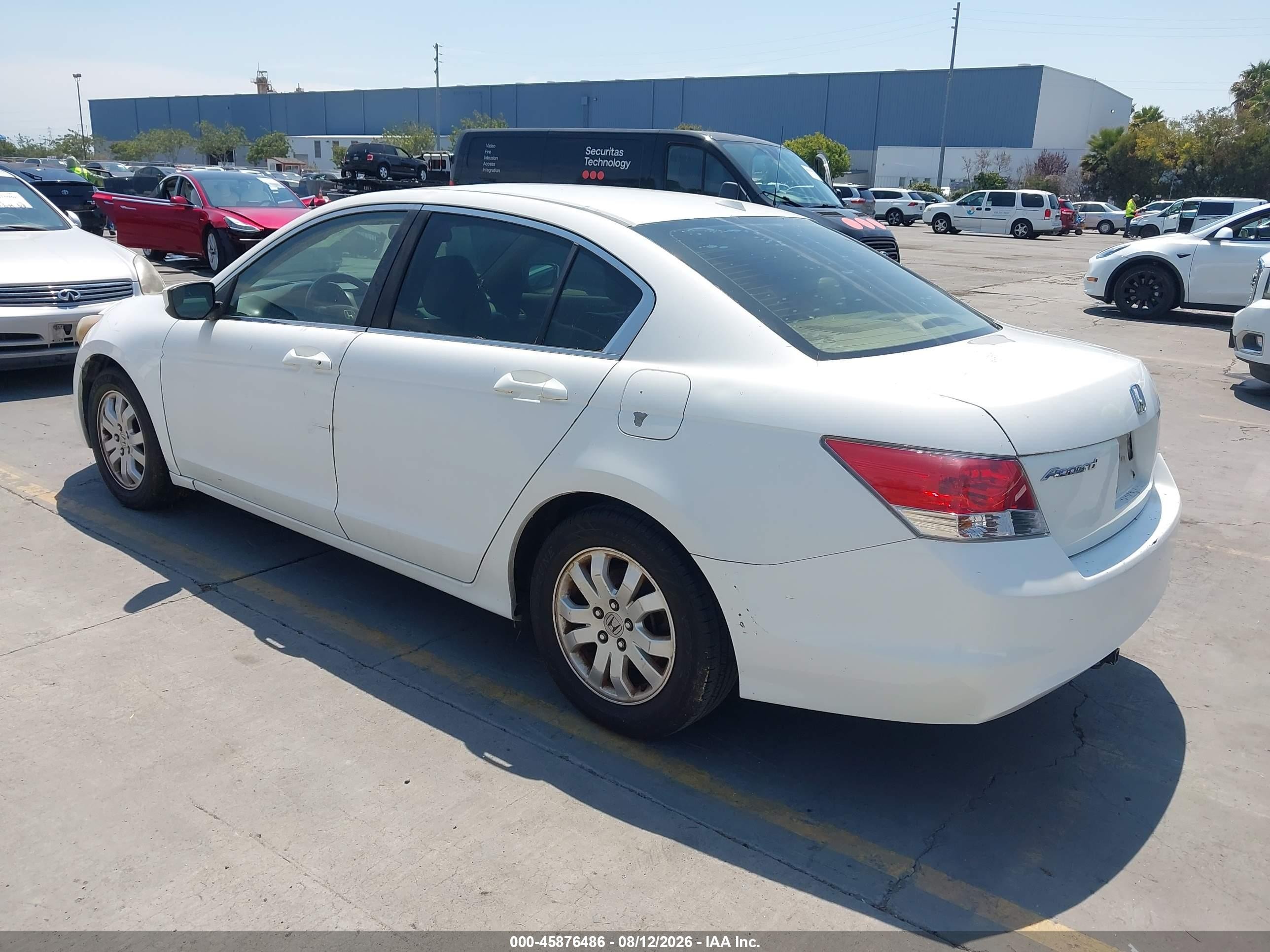 2008 Honda Accord 2.4 Ex-l White vin: 1HGCP26888A094153