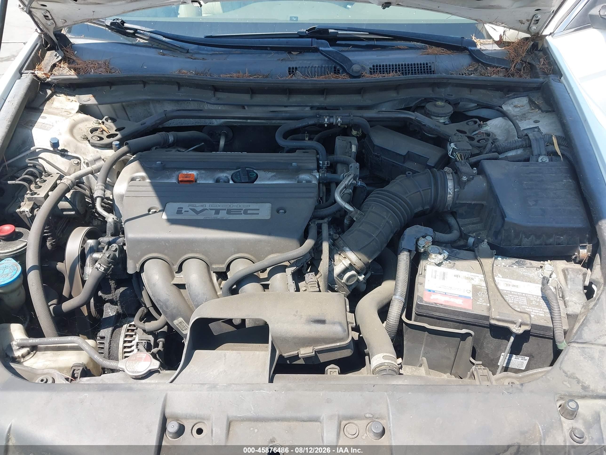 2008 Honda Accord 2.4 Ex-l White vin: 1HGCP26888A094153