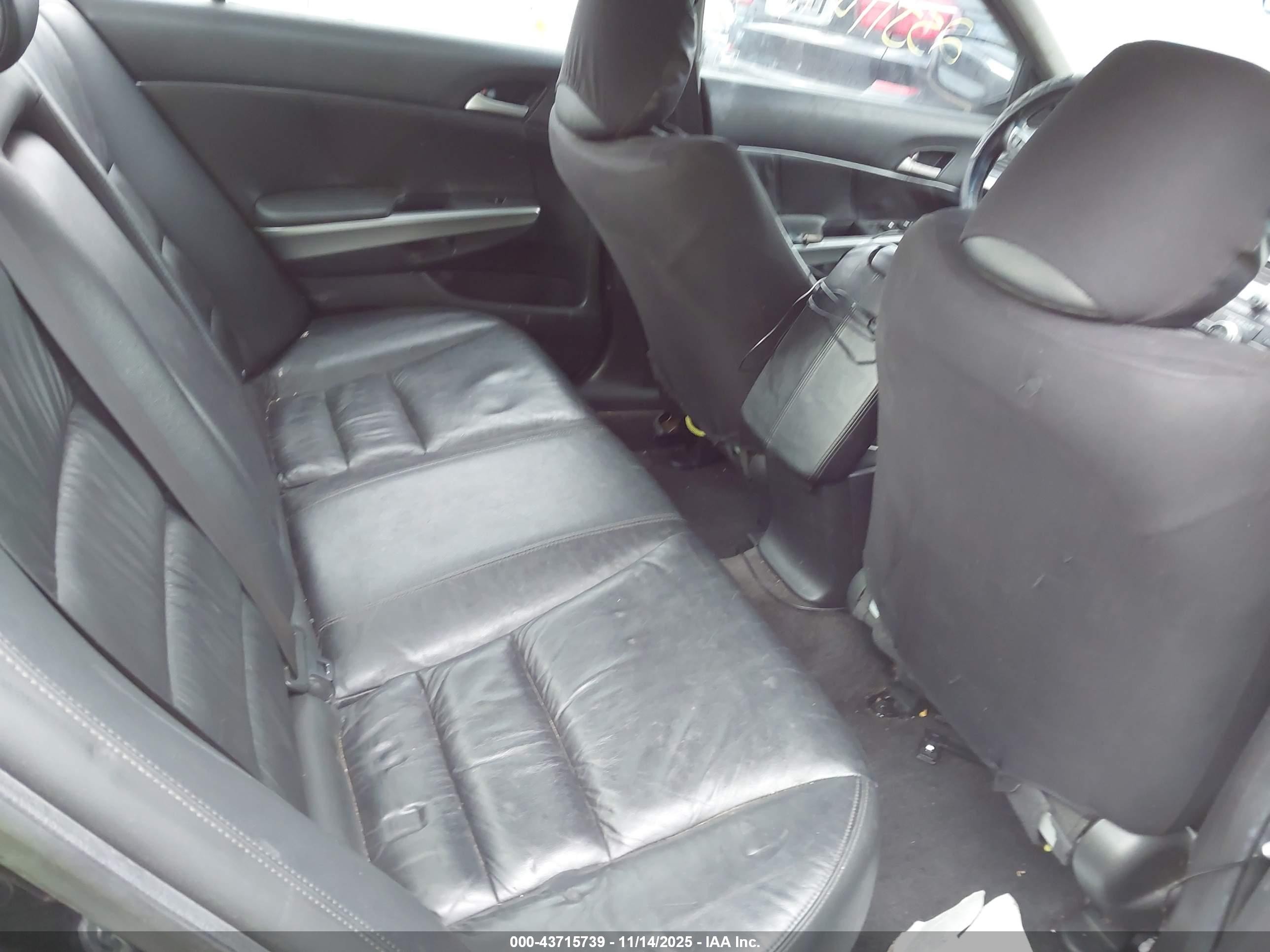 2008 Honda Accord 2.4 Ex-l Black vin: 1HGCP26888A094234