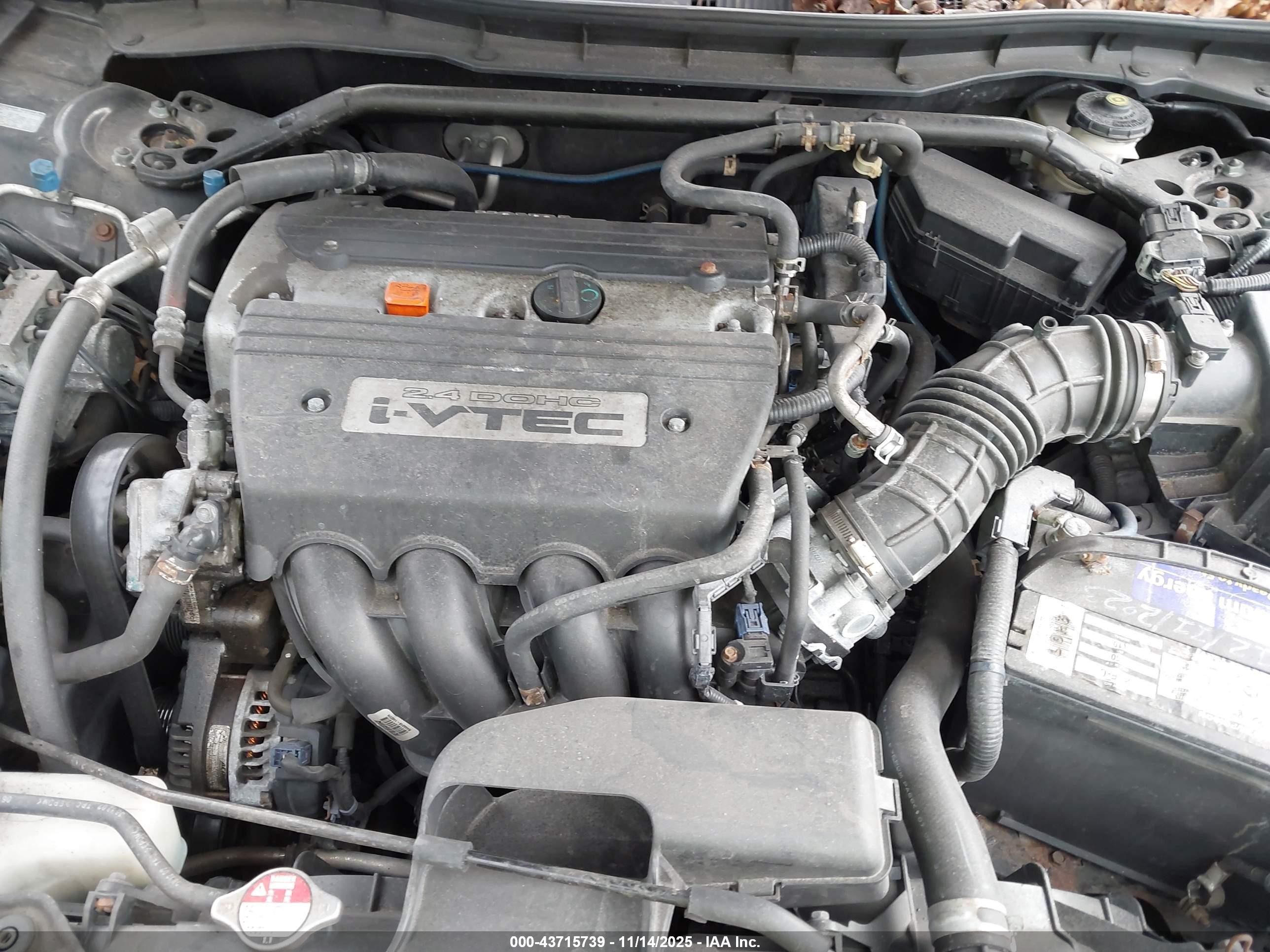 2008 Honda Accord 2.4 Ex-l Black vin: 1HGCP26888A094234