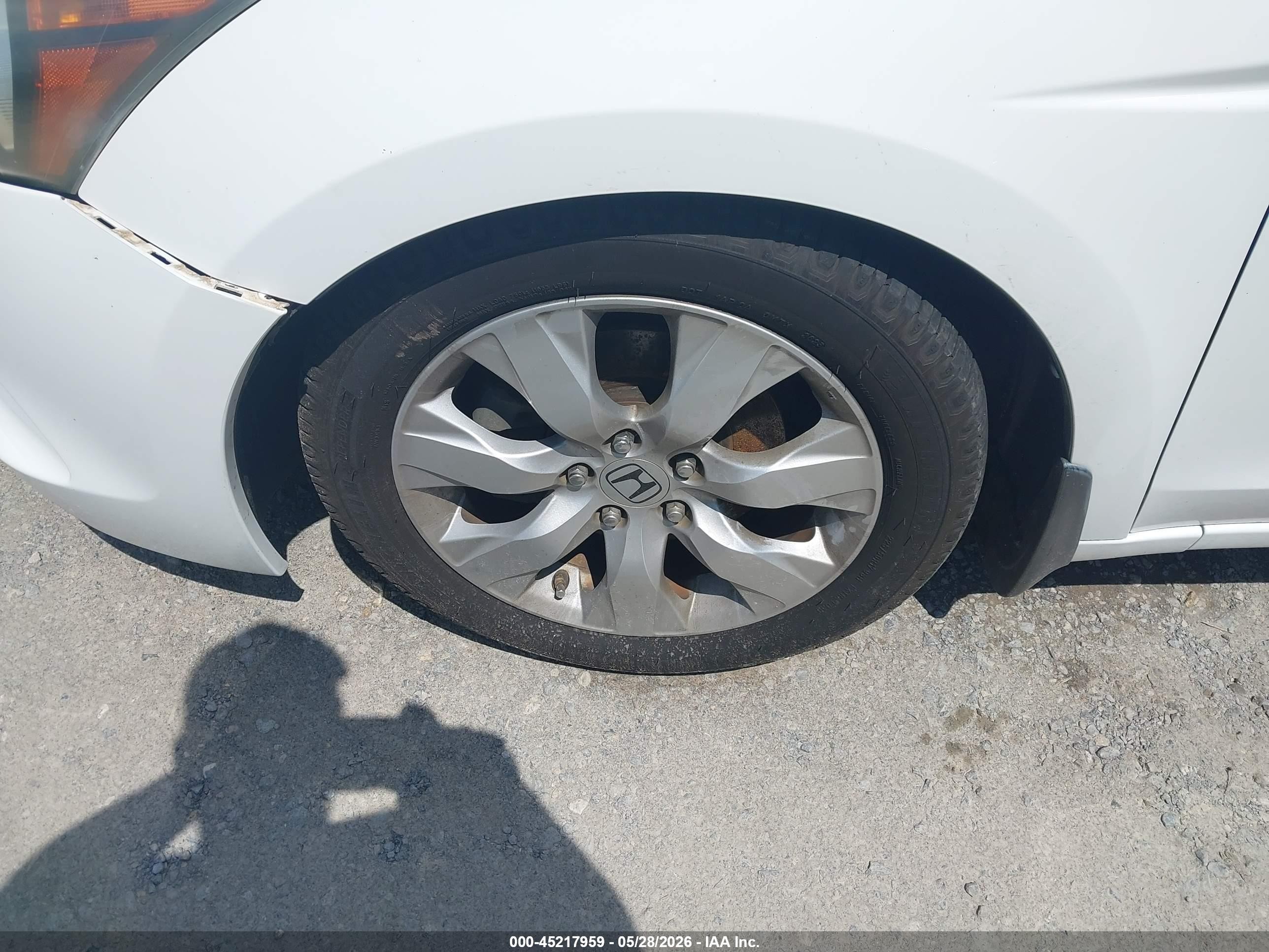 2009 Honda Accord 2.4 Ex-l Белый vin: 1HGCP26889A012245