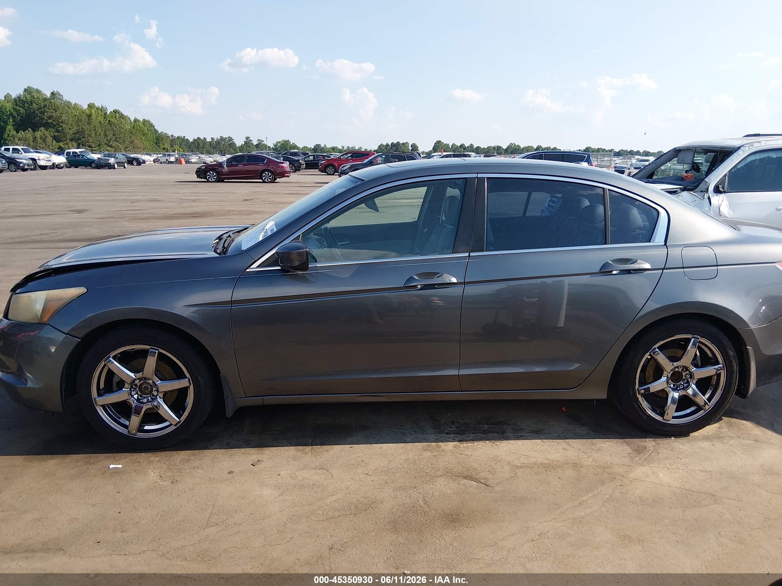 2009 Honda Accord 2.4 Ex-l Gray vin: 1HGCP26889A024430