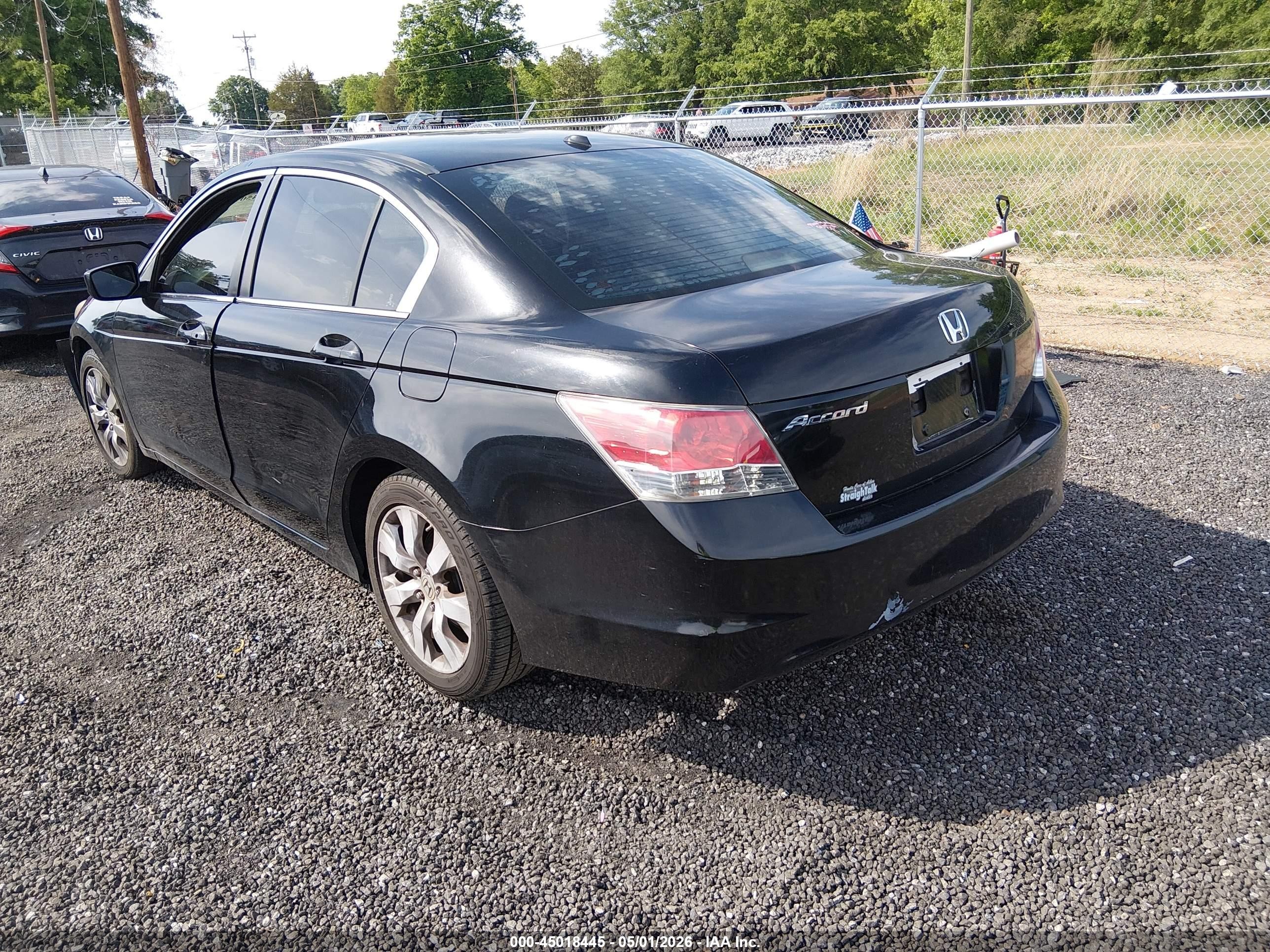2009 Honda Accord 2.4 Ex-l Black vin: 1HGCP26889A036139