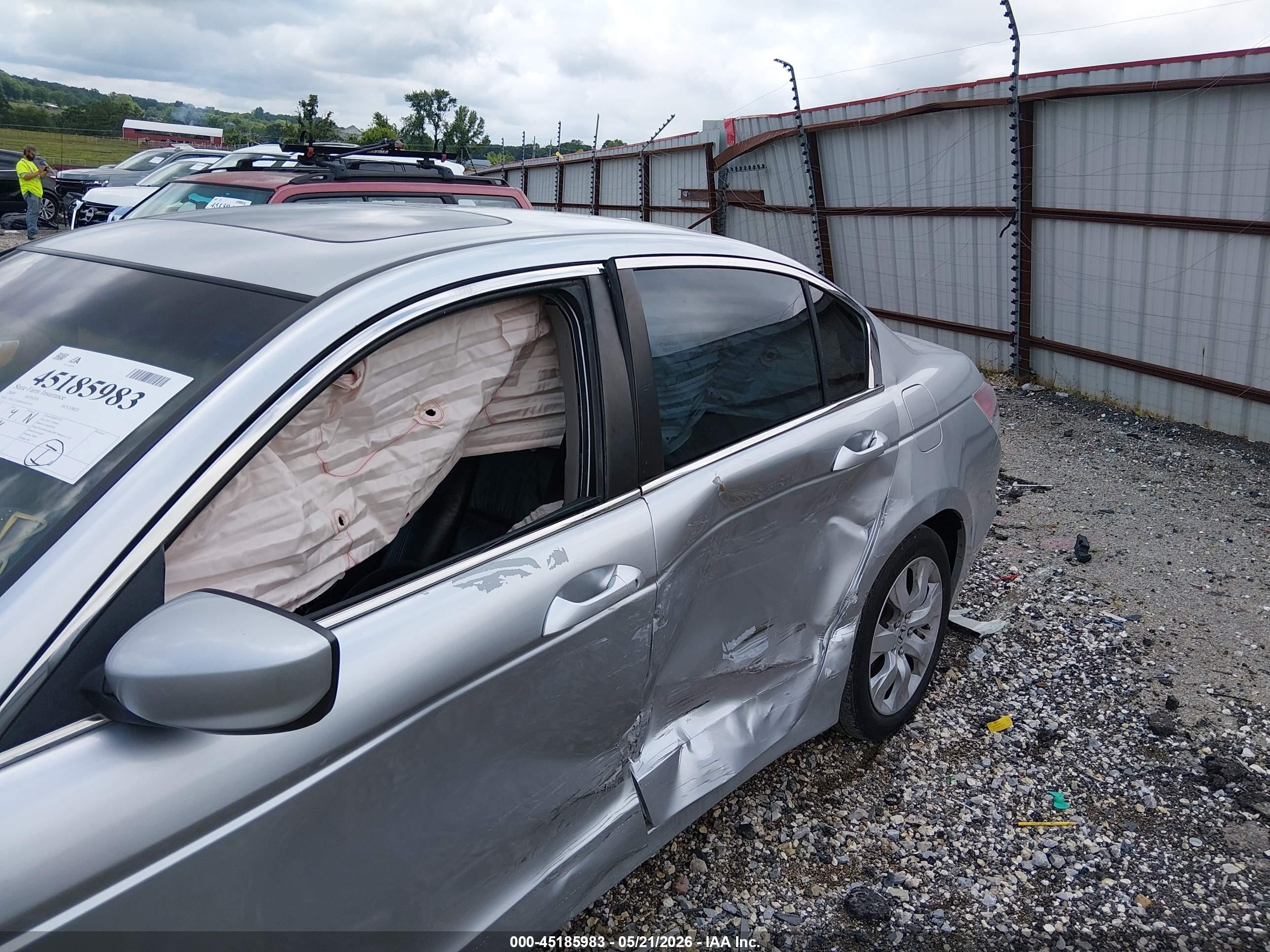 2009 Honda Accord 2.4 Ex-l Silver vin: 1HGCP26889A047593
