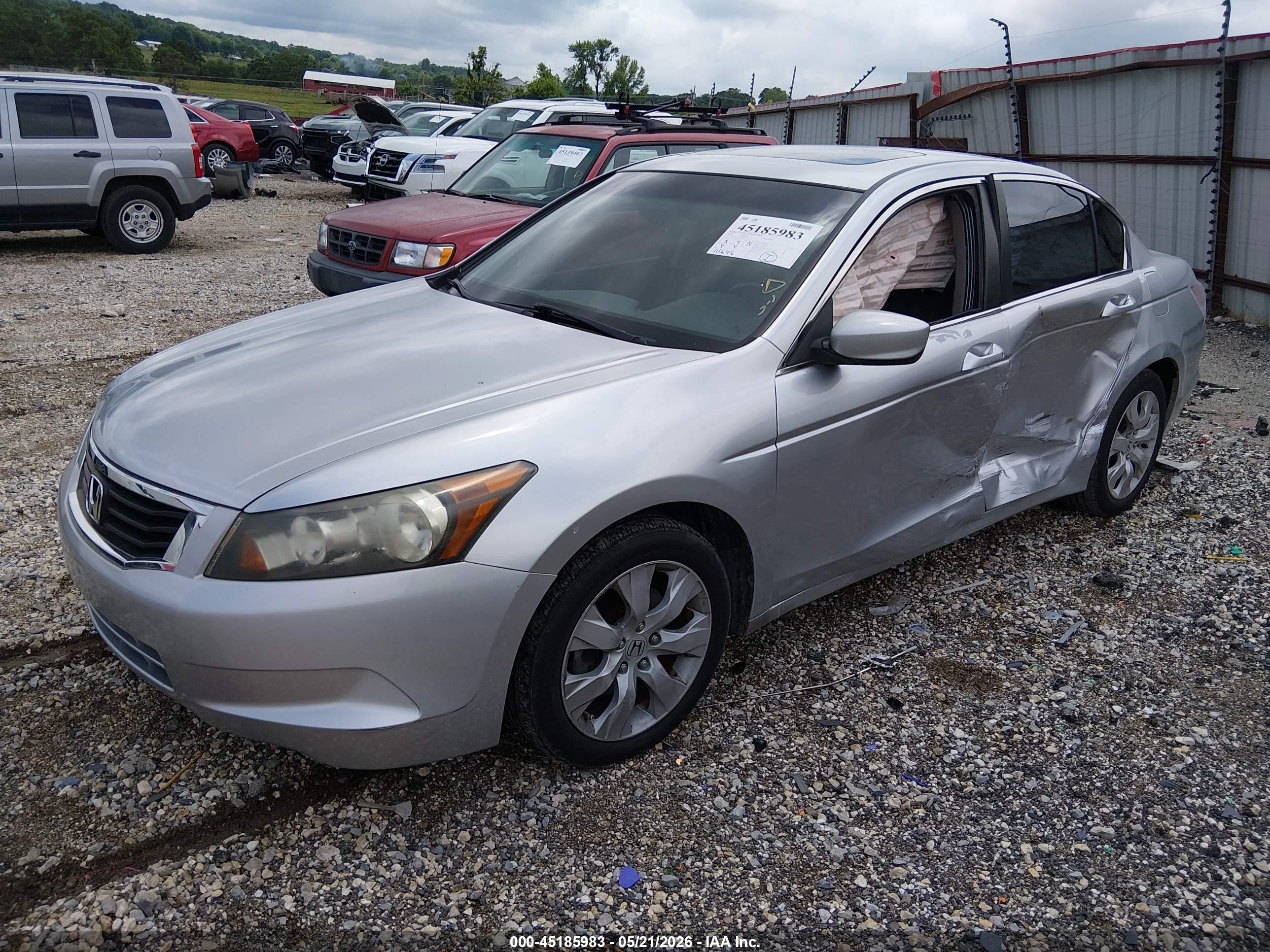 2009 Honda Accord 2.4 Ex-l Silver vin: 1HGCP26889A047593
