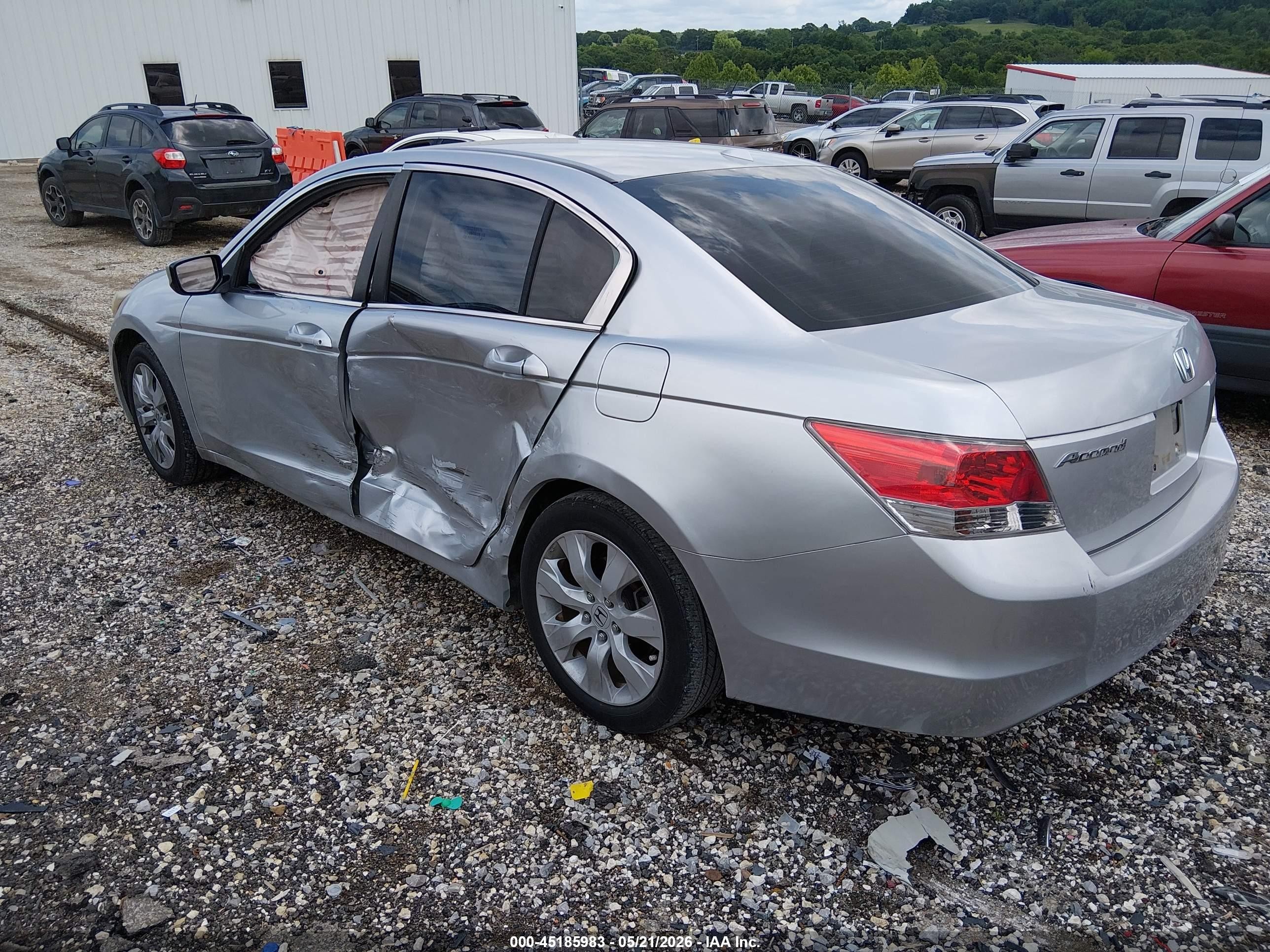 2009 Honda Accord 2.4 Ex-l Silver vin: 1HGCP26889A047593