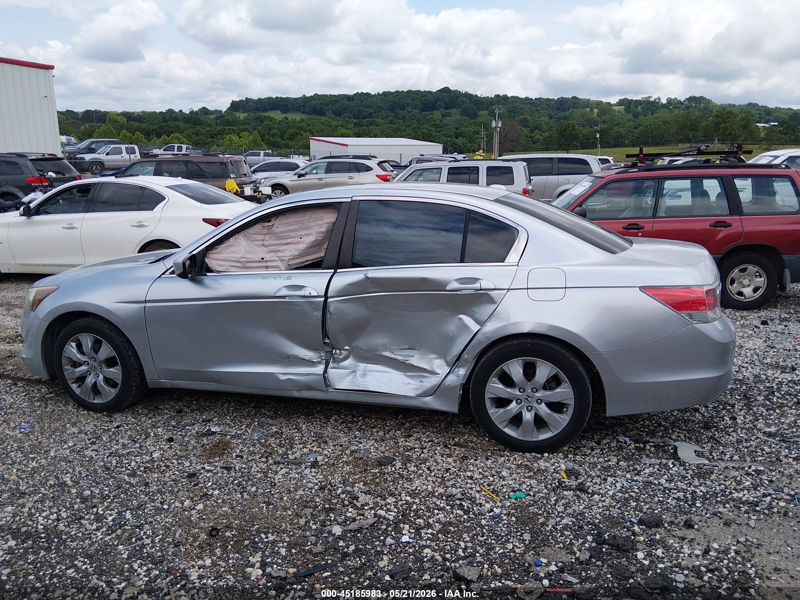 2009 Honda Accord 2.4 Ex-l Silver vin: 1HGCP26889A047593