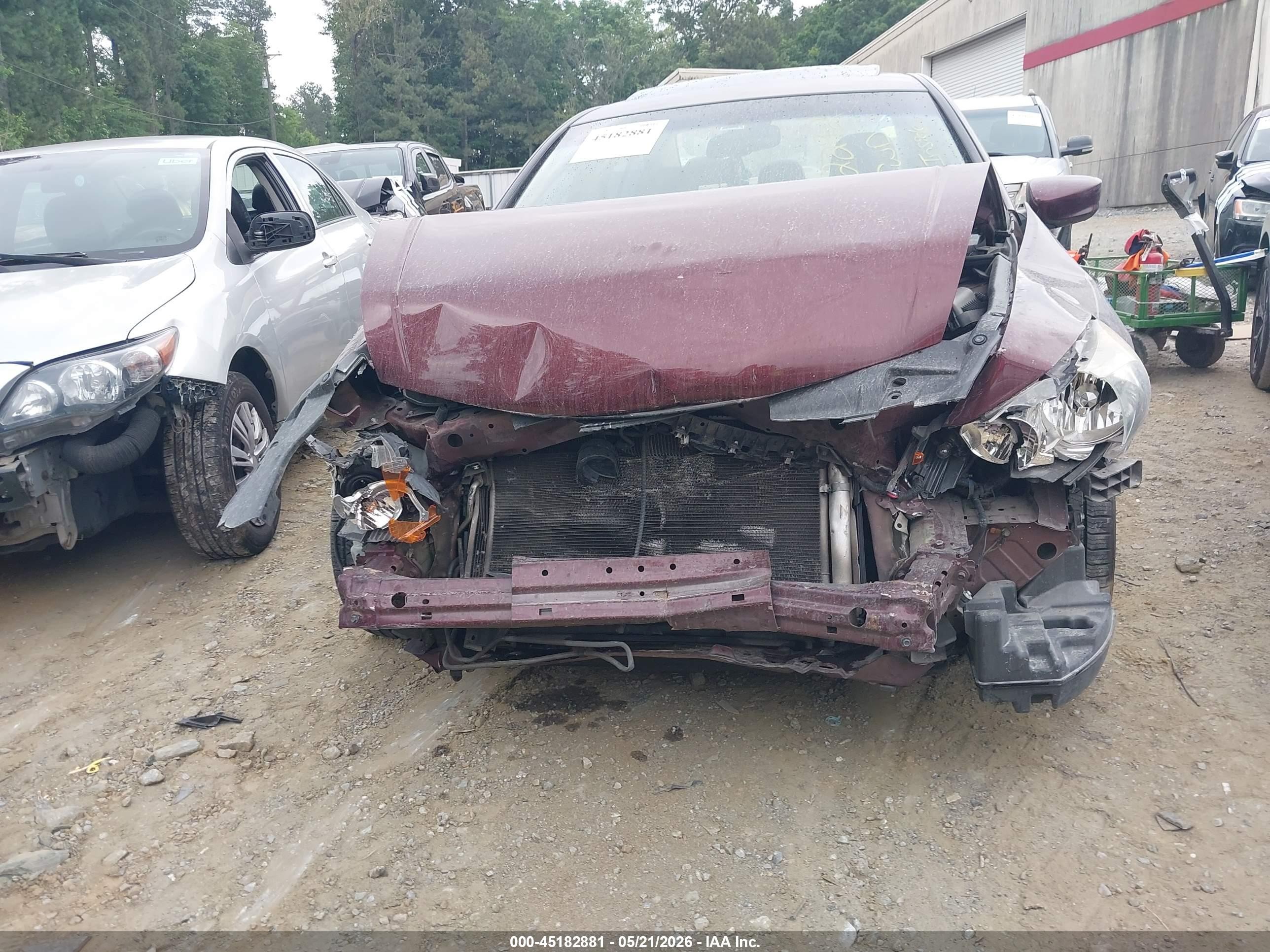 2009 Honda Accord 2.4 Ex-l Burgundy vin: 1HGCP26889A052292