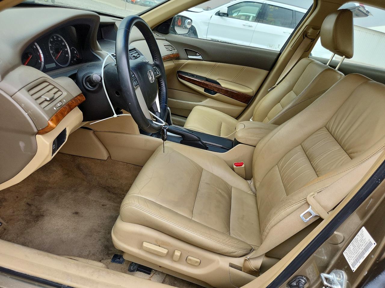 2009 Honda Accord 2d Ex Tan vin: 1HGCP26889A086510