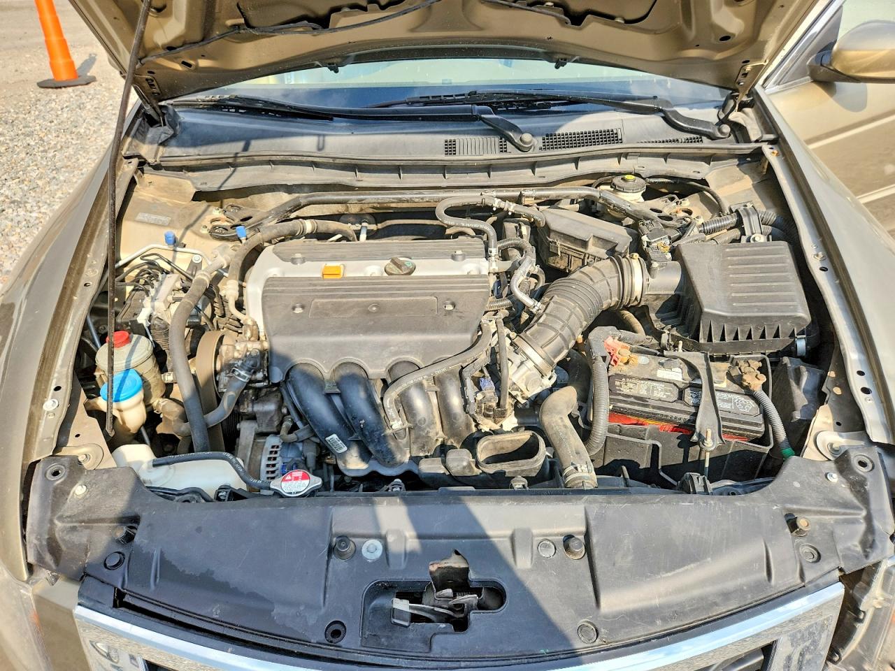 2009 Honda Accord 2d Ex Tan vin: 1HGCP26889A086510