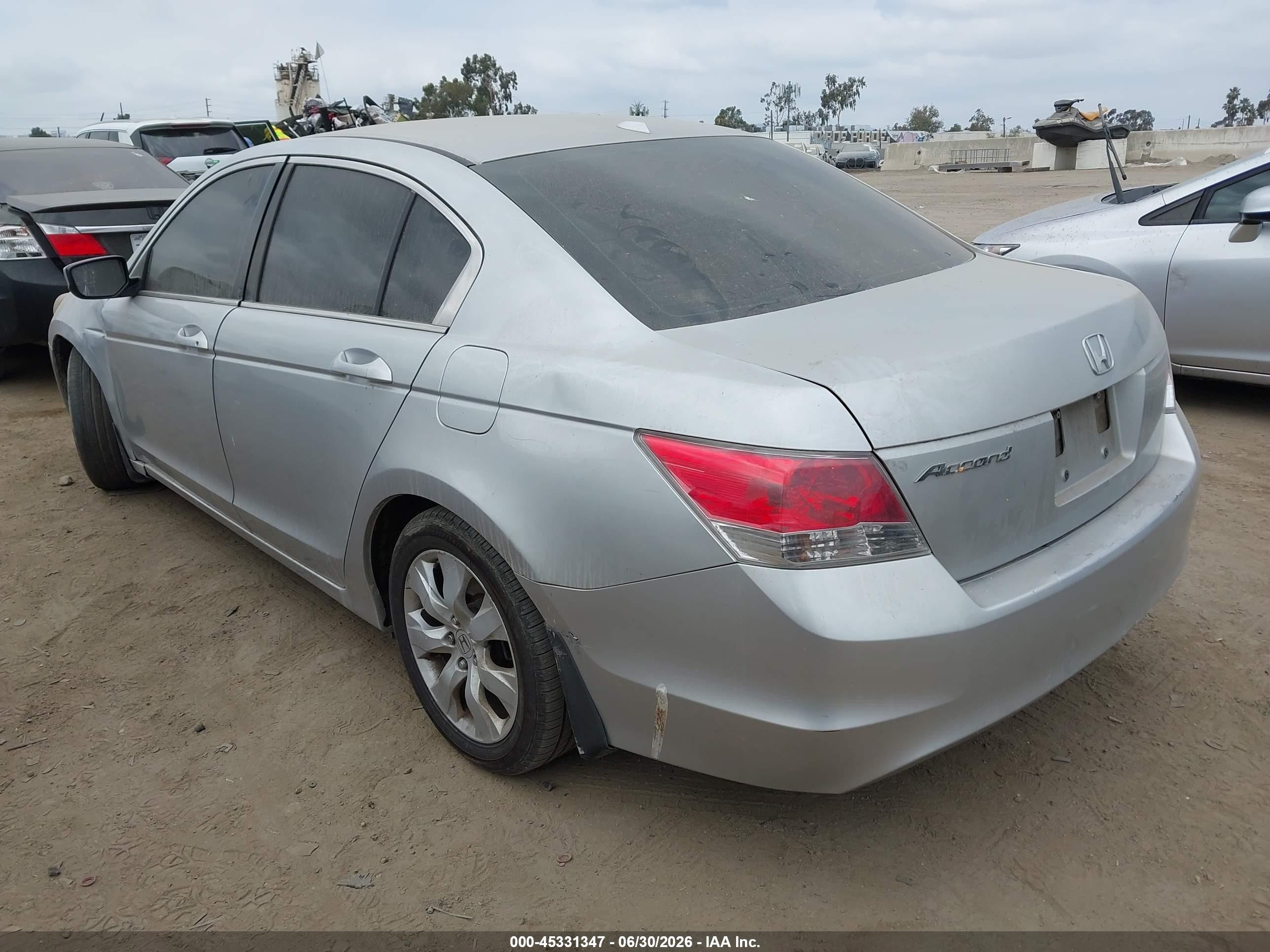 2009 Honda Accord 2.4 Ex-l Silver vin: 1HGCP26889A096731