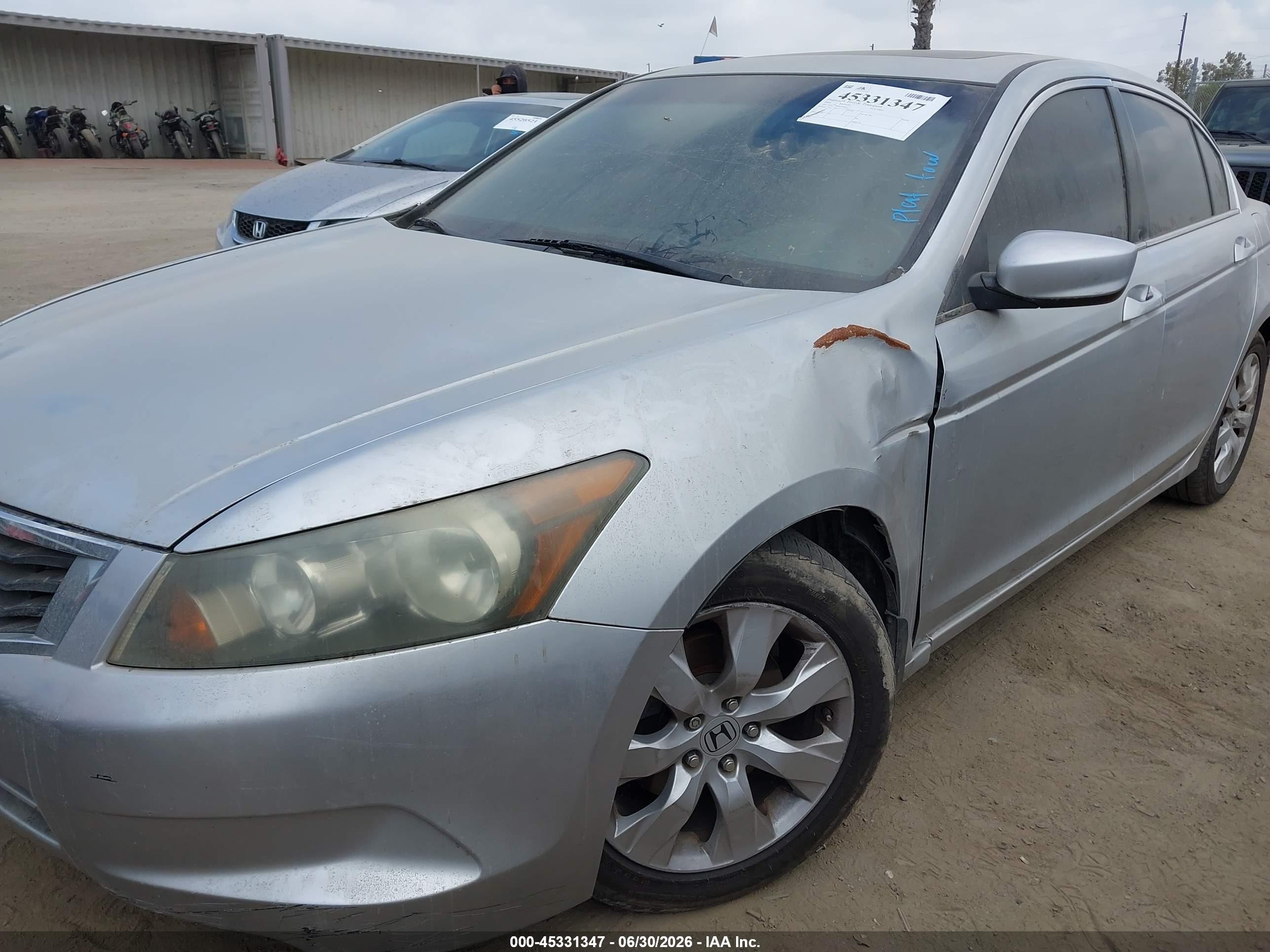 2009 Honda Accord 2.4 Ex-l Silver vin: 1HGCP26889A096731