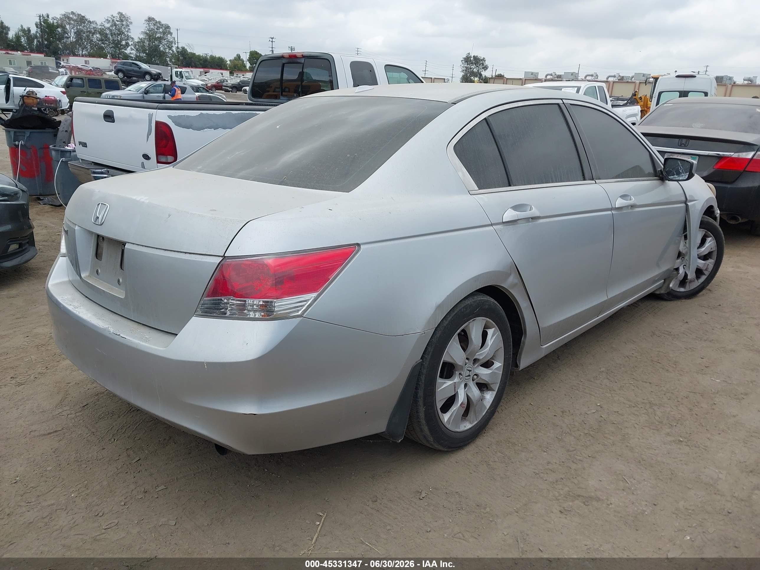 2009 Honda Accord 2.4 Ex-l Silver vin: 1HGCP26889A096731