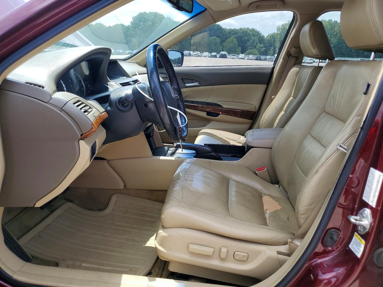 2009 Honda Accord Exl Maroon vin: 1HGCP26889A106397