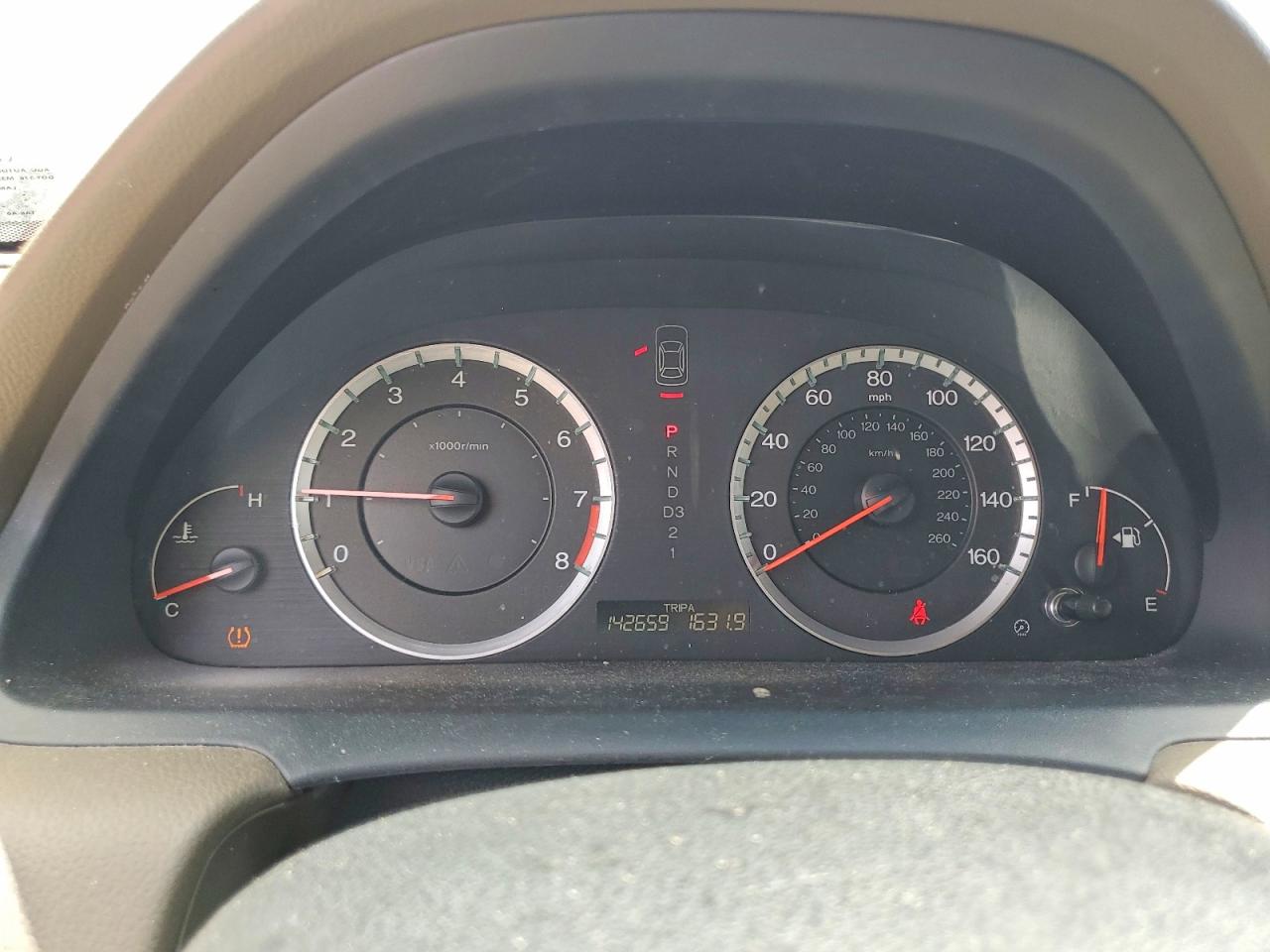 2009 Honda Accord Exl Maroon vin: 1HGCP26889A106397