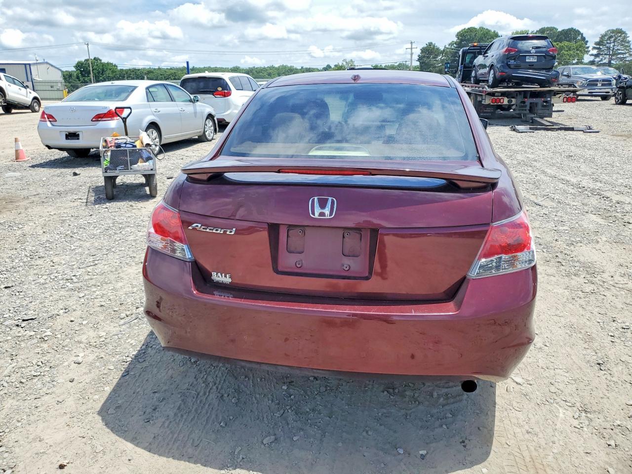 2009 Honda Accord Exl Maroon vin: 1HGCP26889A106397