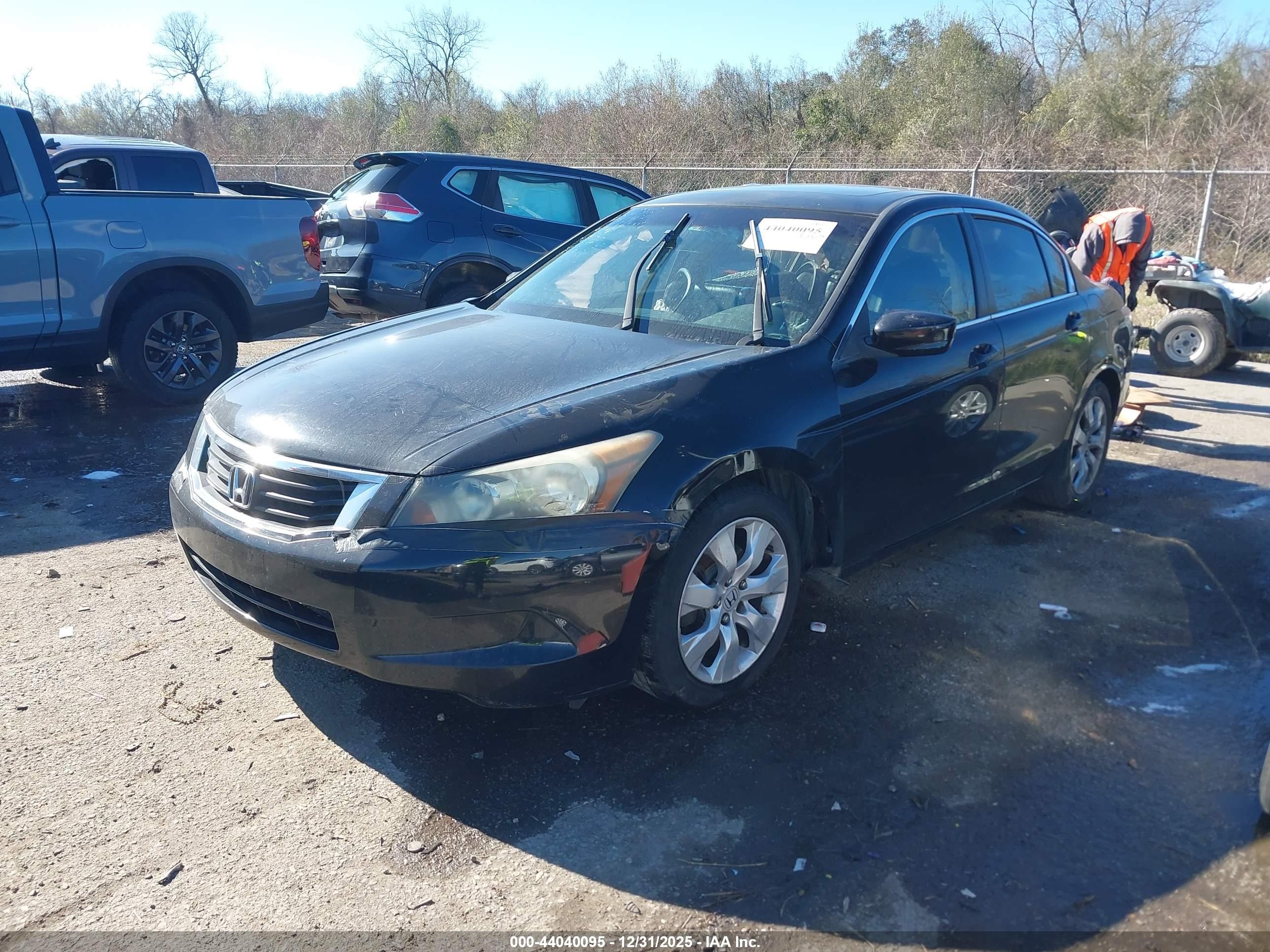 2009 Honda Accord 2.4 Ex-l Black vin: 1HGCP26889A111969