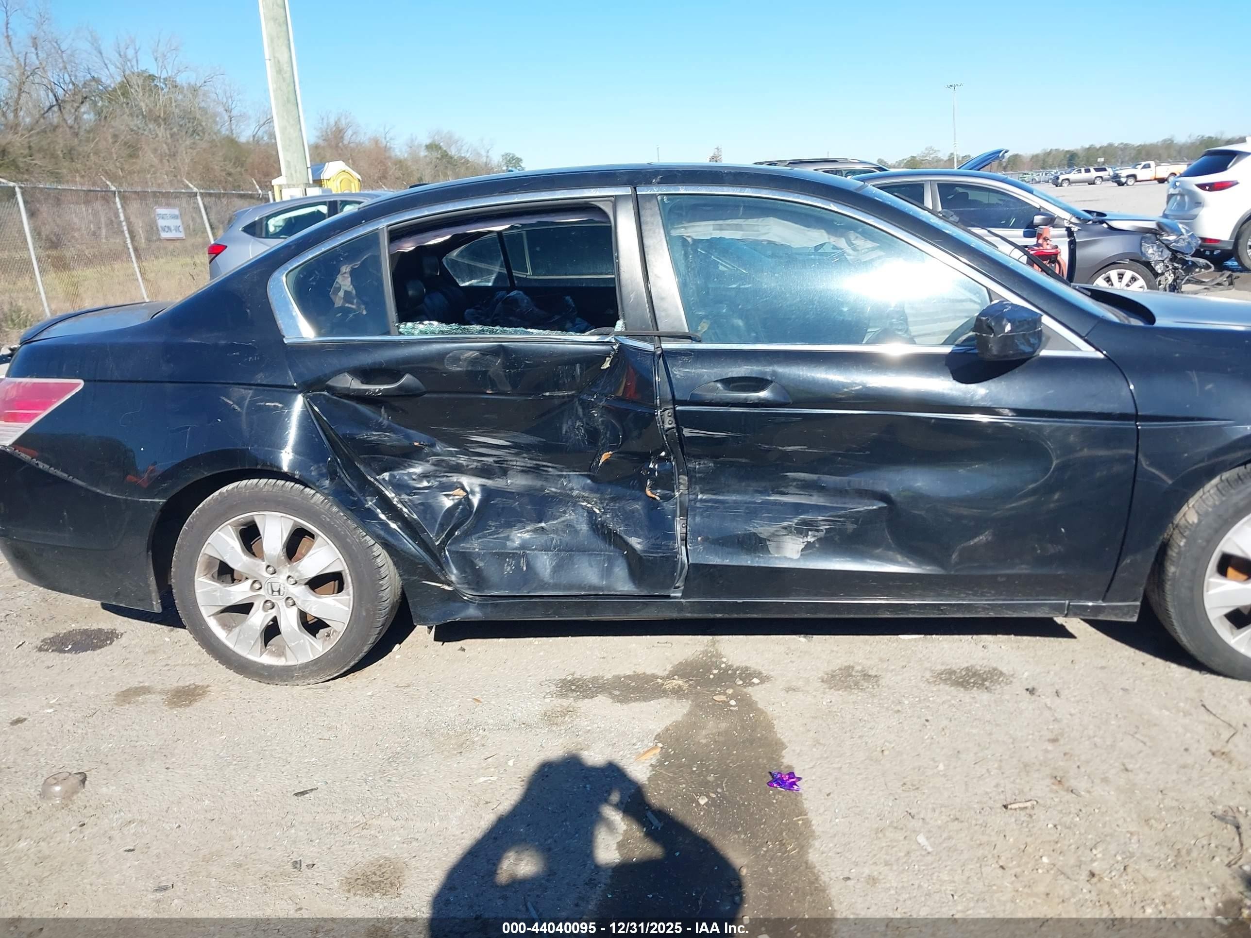 2009 Honda Accord 2.4 Ex-l Black vin: 1HGCP26889A111969