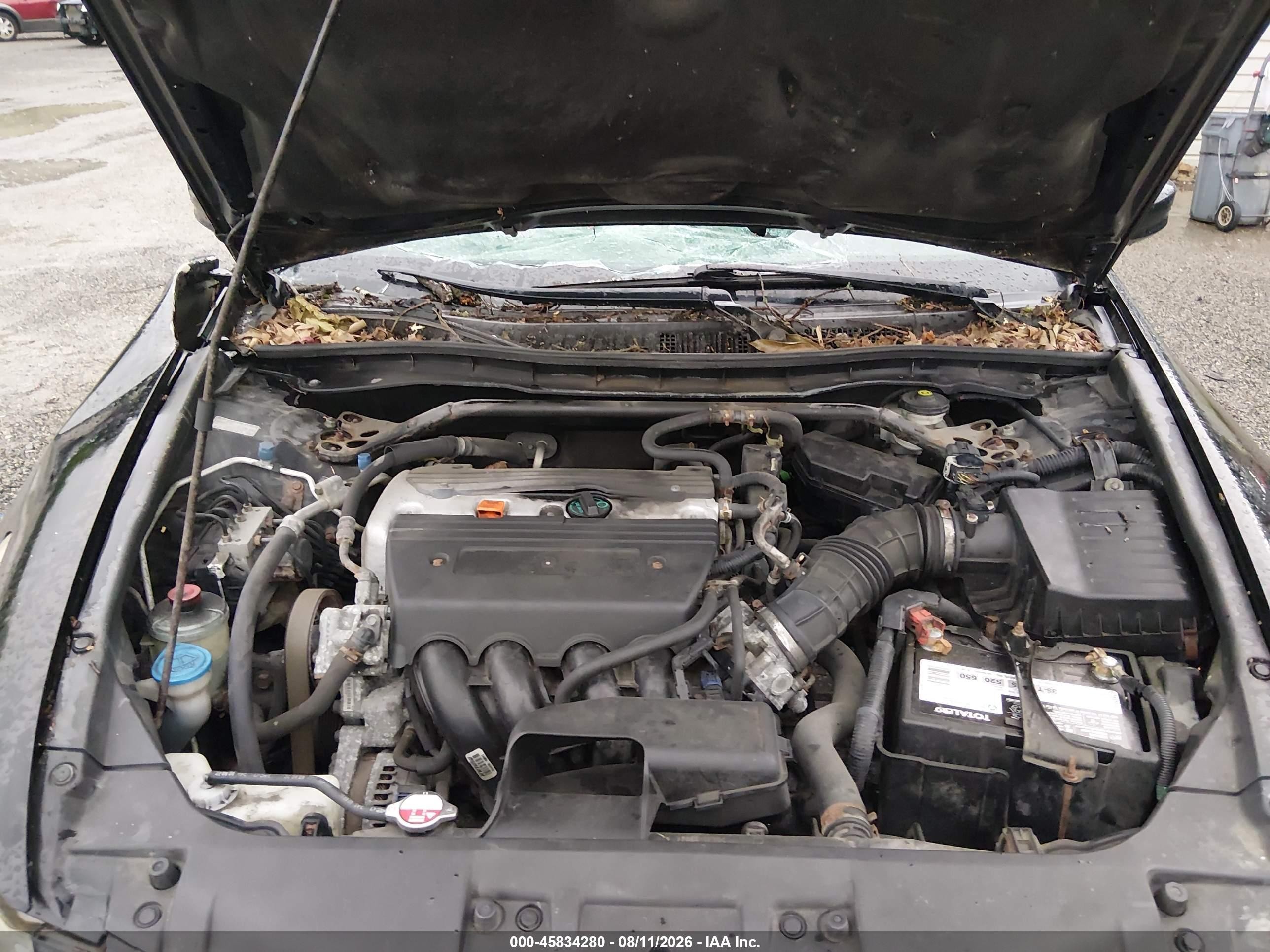 2009 Honda Accord 2.4 Ex-l Black vin: 1HGCP26889A122776