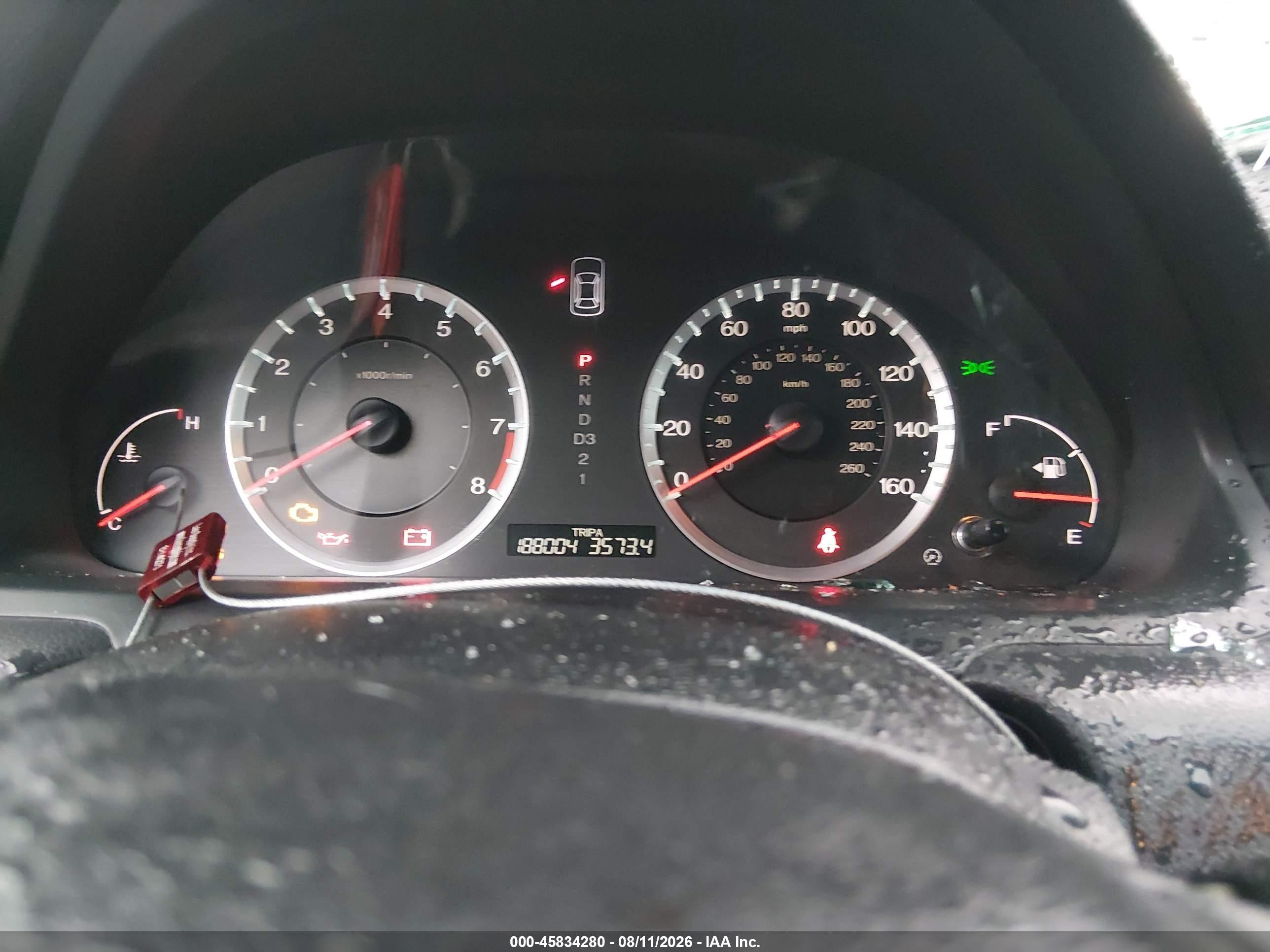 2009 Honda Accord 2.4 Ex-l Black vin: 1HGCP26889A122776