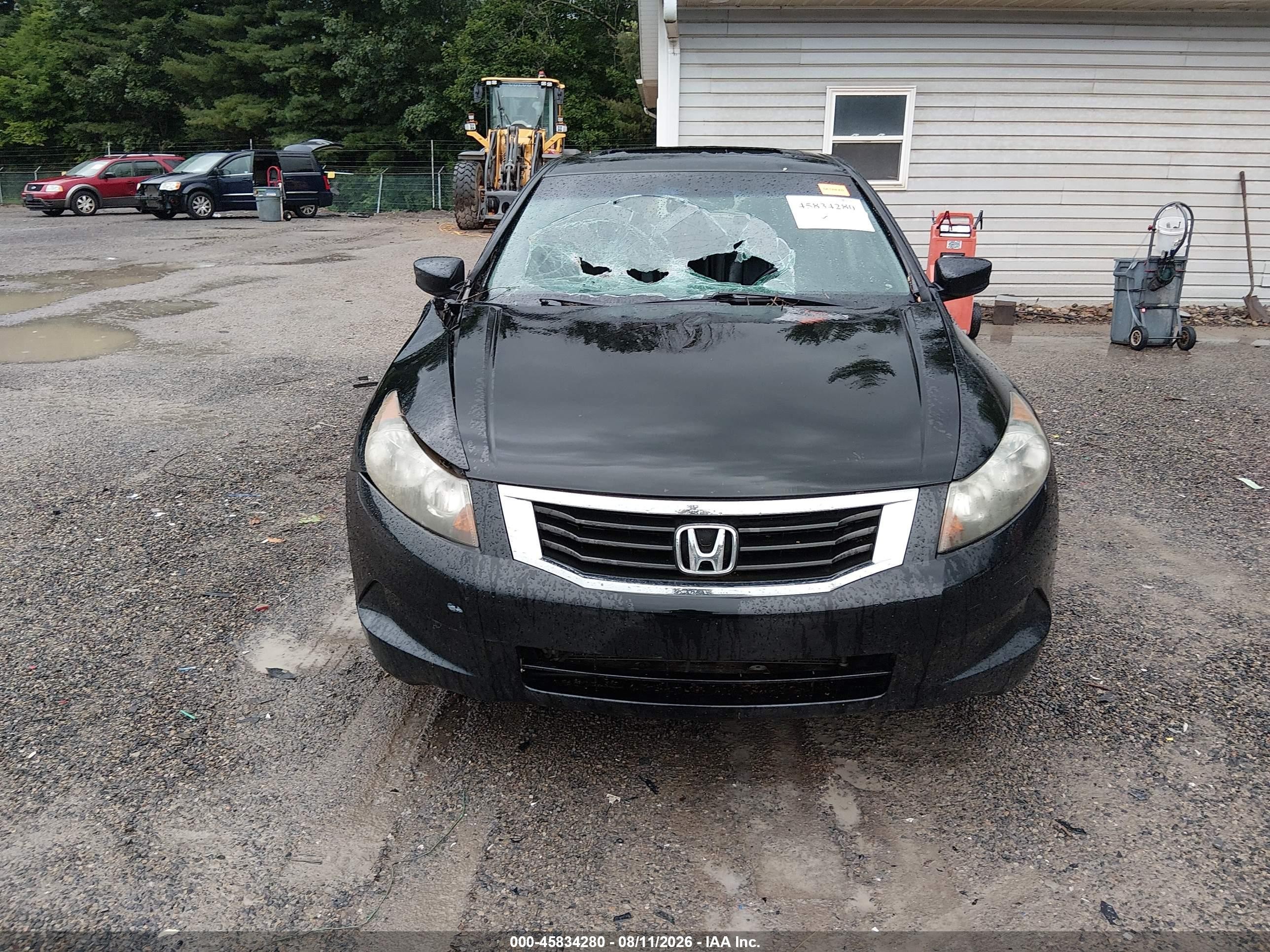 2009 Honda Accord 2.4 Ex-l Black vin: 1HGCP26889A122776