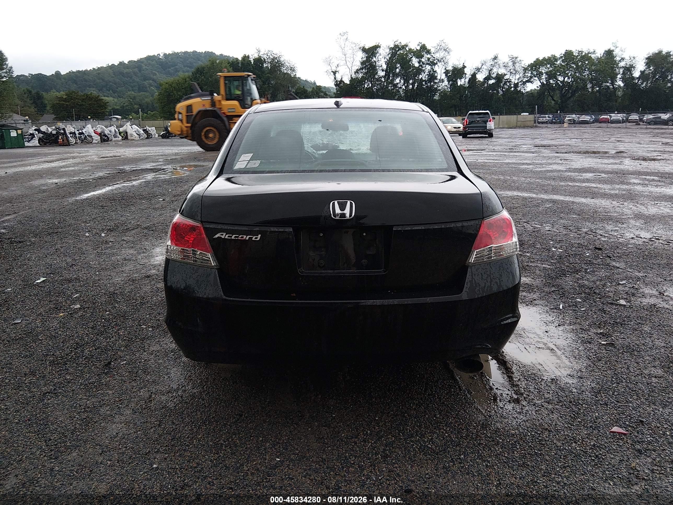 2009 Honda Accord 2.4 Ex-l Black vin: 1HGCP26889A122776