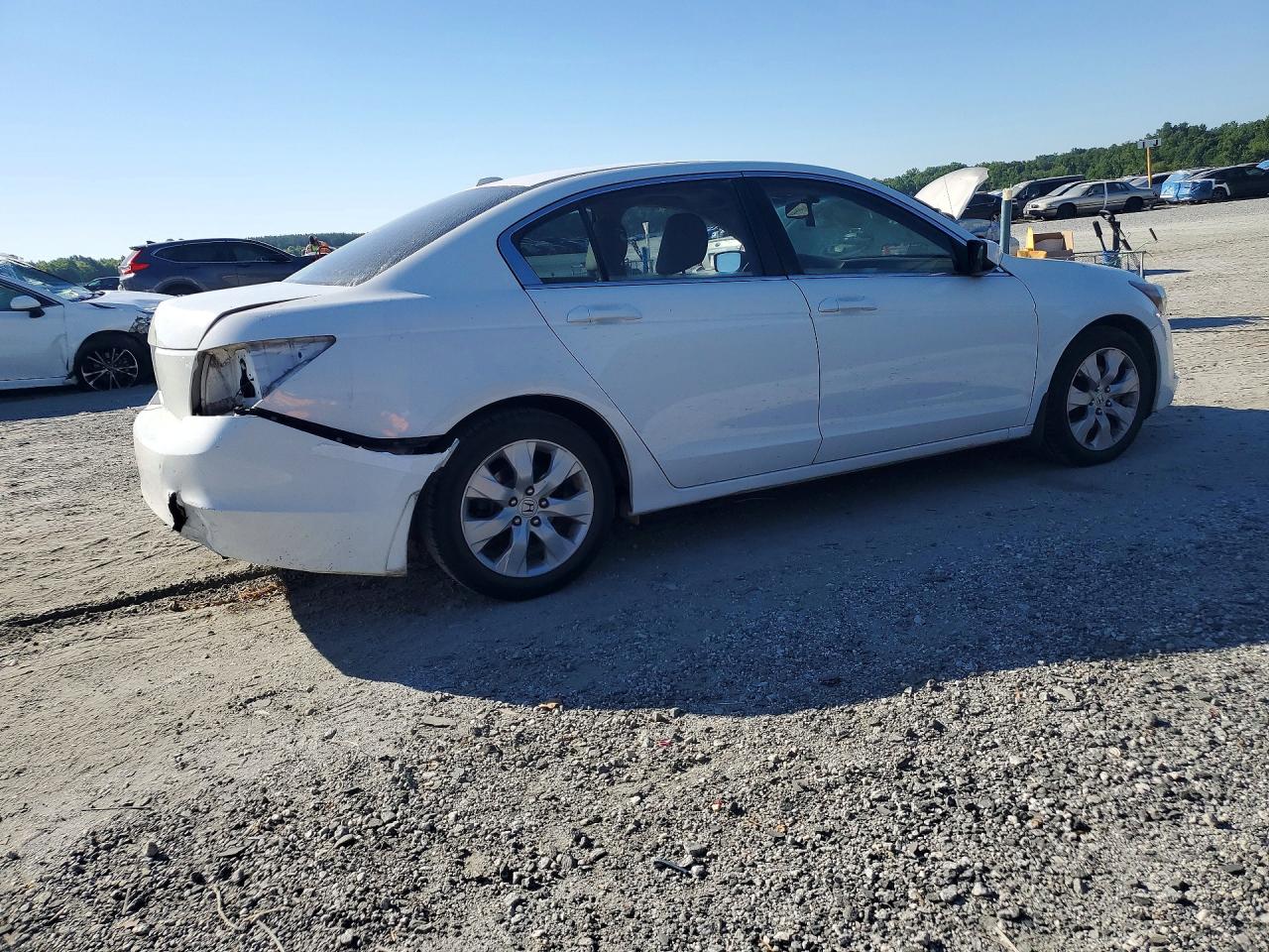 2009 Honda Accord Exl White vin: 1HGCP26889A135186