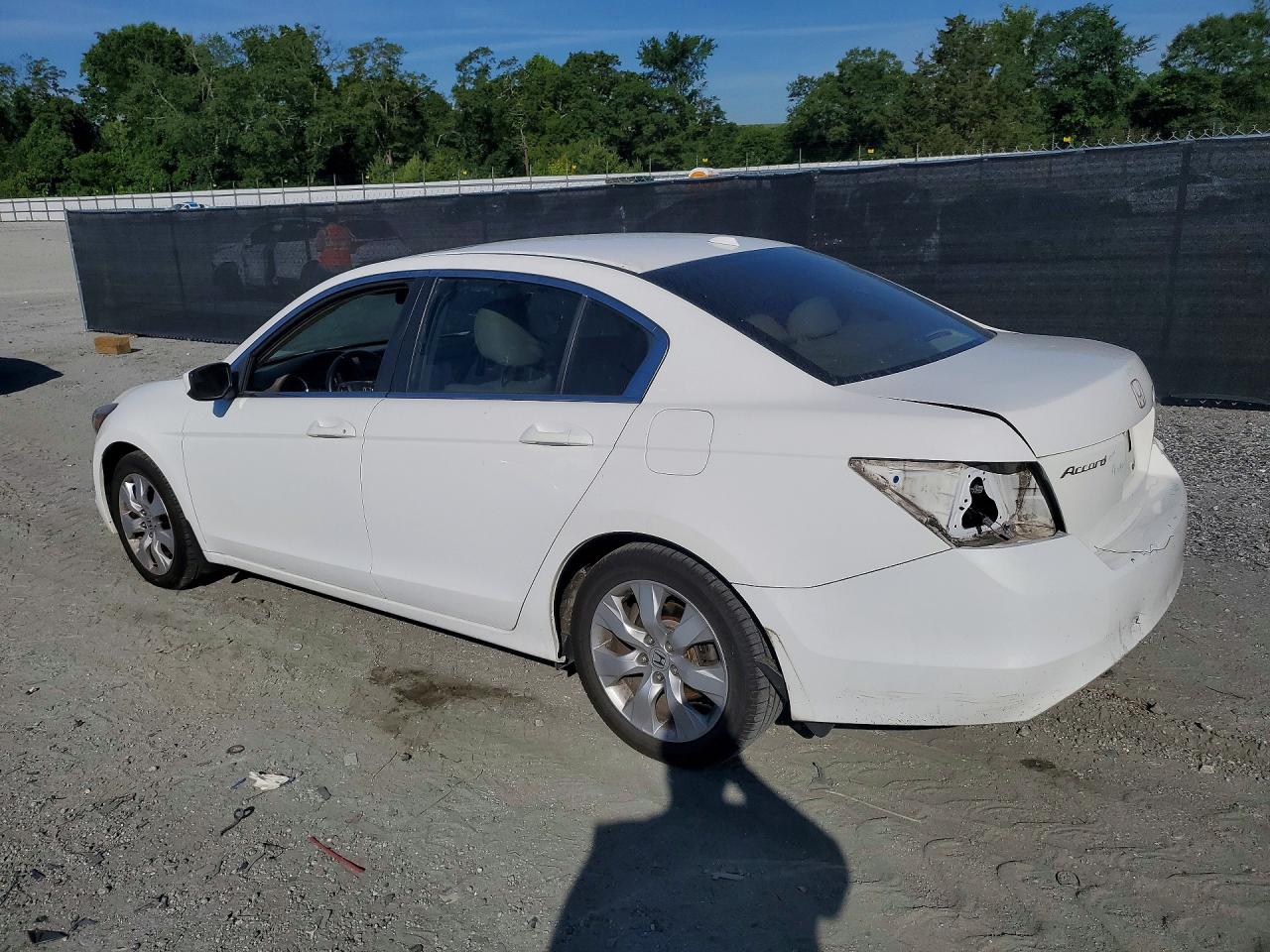 2009 Honda Accord Exl White vin: 1HGCP26889A135186