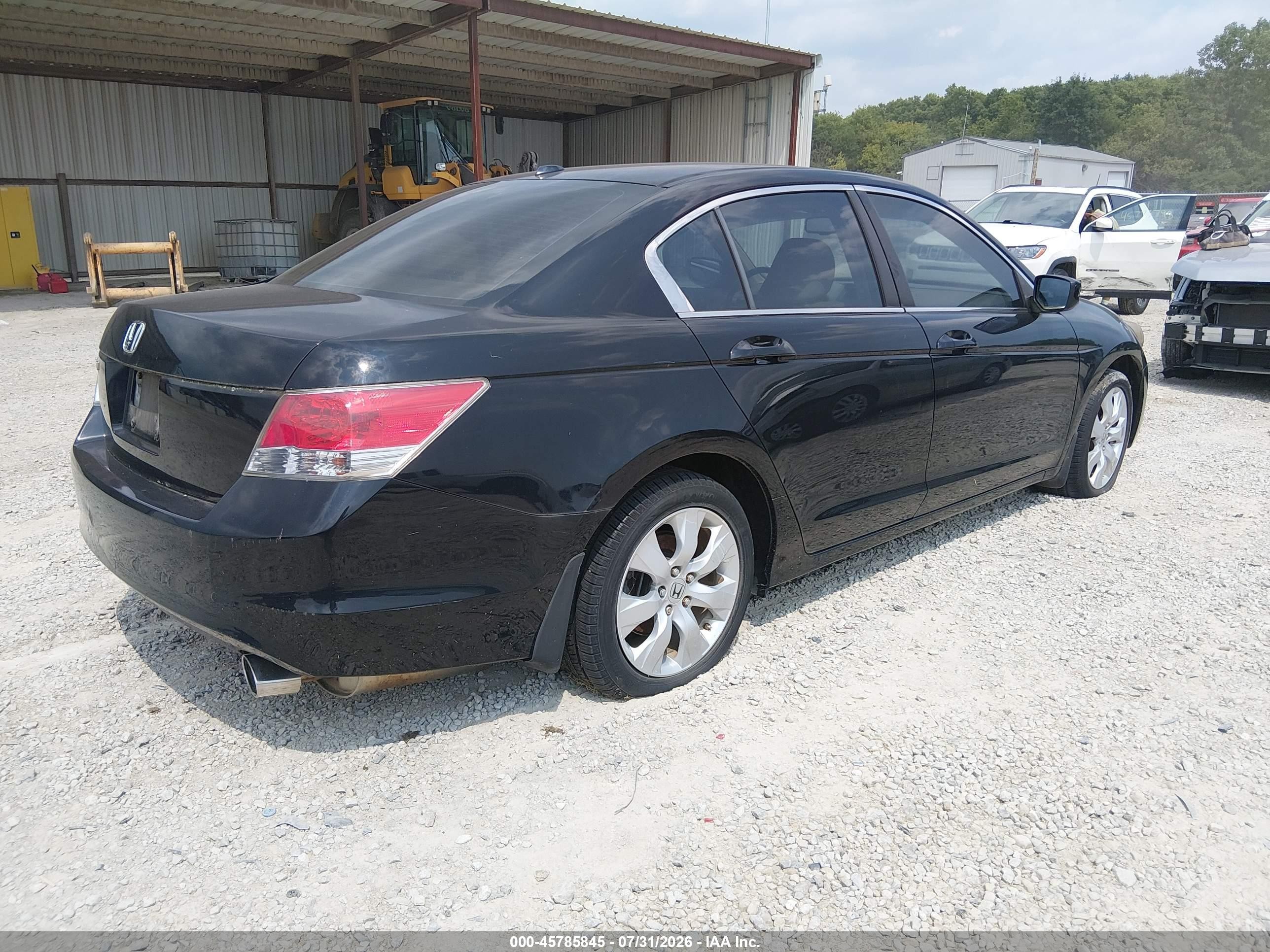 2009 Honda Accord 2.4 Ex-l Black vin: 1HGCP26889A172092