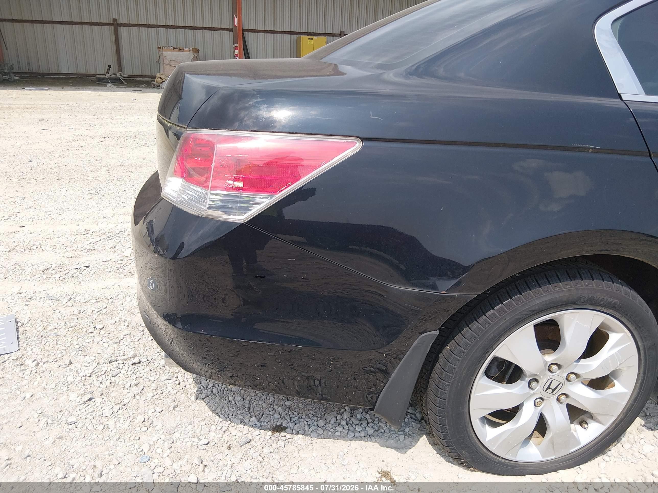 2009 Honda Accord 2.4 Ex-l Black vin: 1HGCP26889A172092