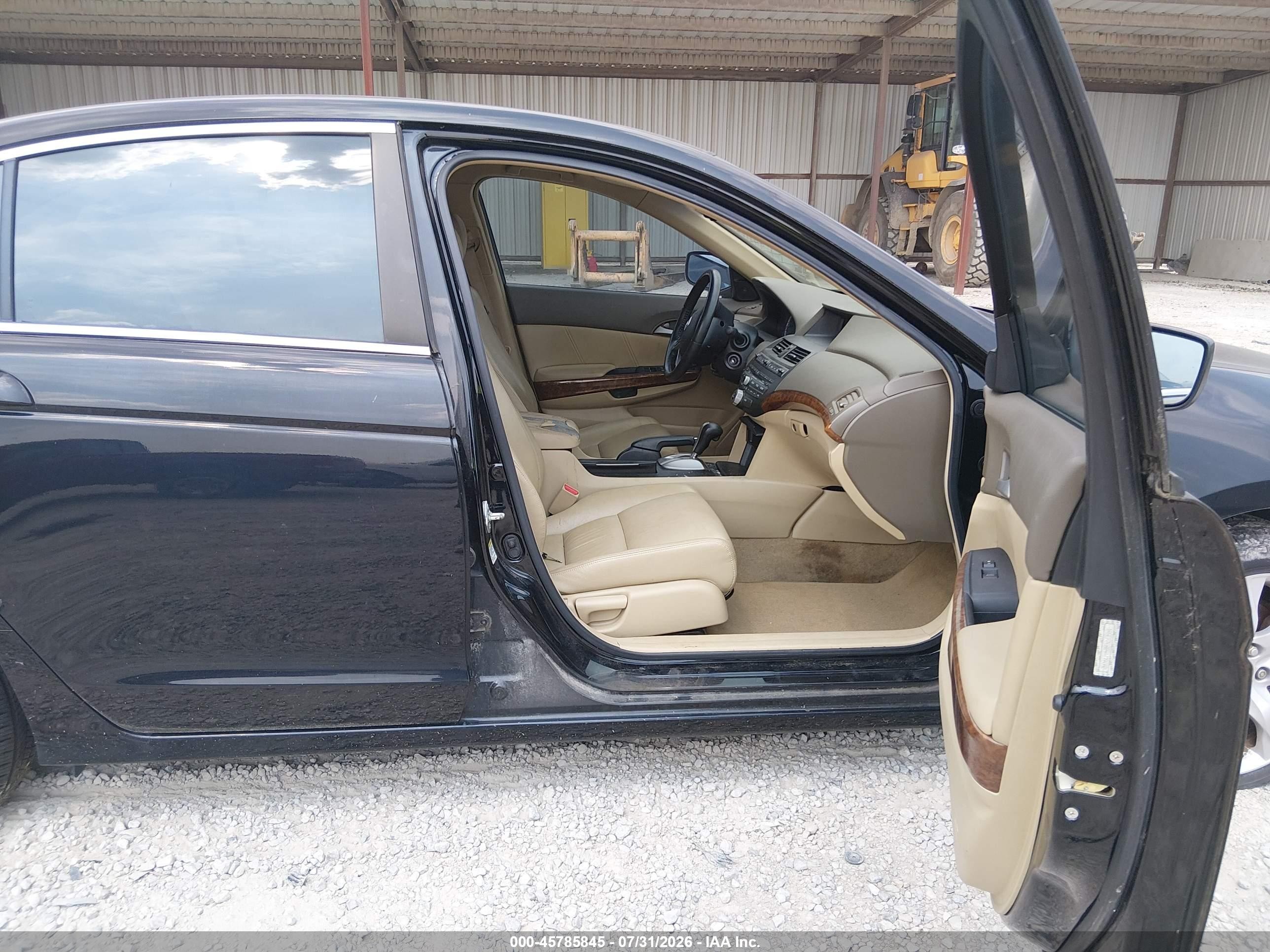 2009 Honda Accord 2.4 Ex-l Black vin: 1HGCP26889A172092