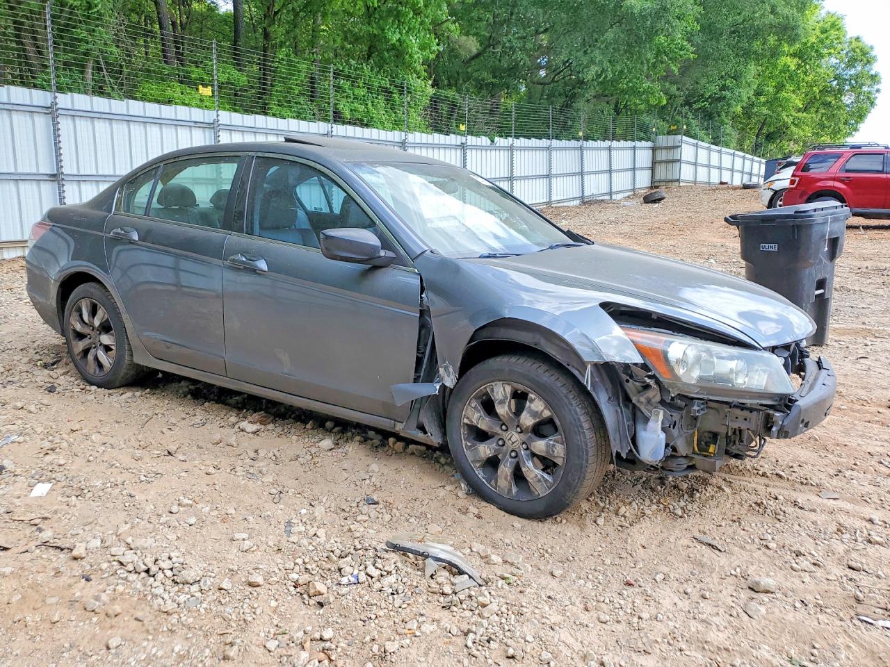 2008 Honda Accord Exl Gray vin: 1HGCP26898A013208