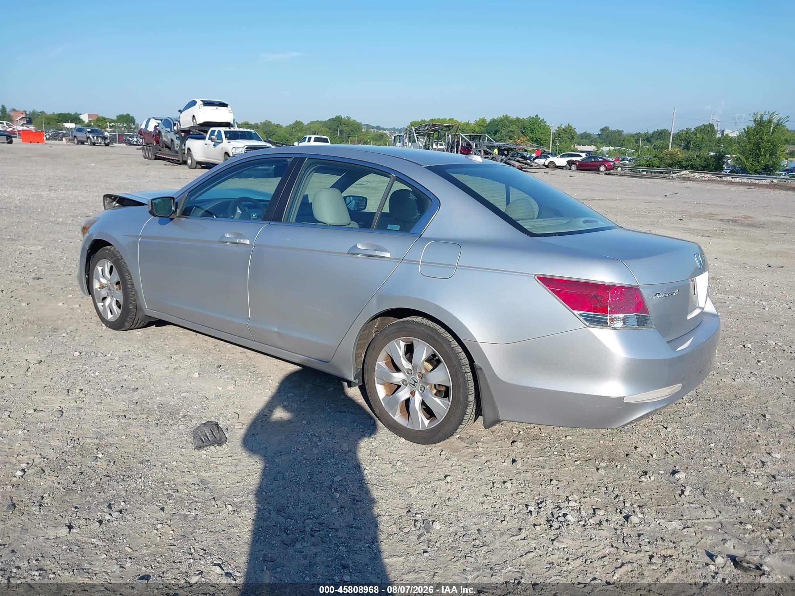 2008 Honda Accord 2.4 Ex-l Silver vin: 1HGCP26898A021504