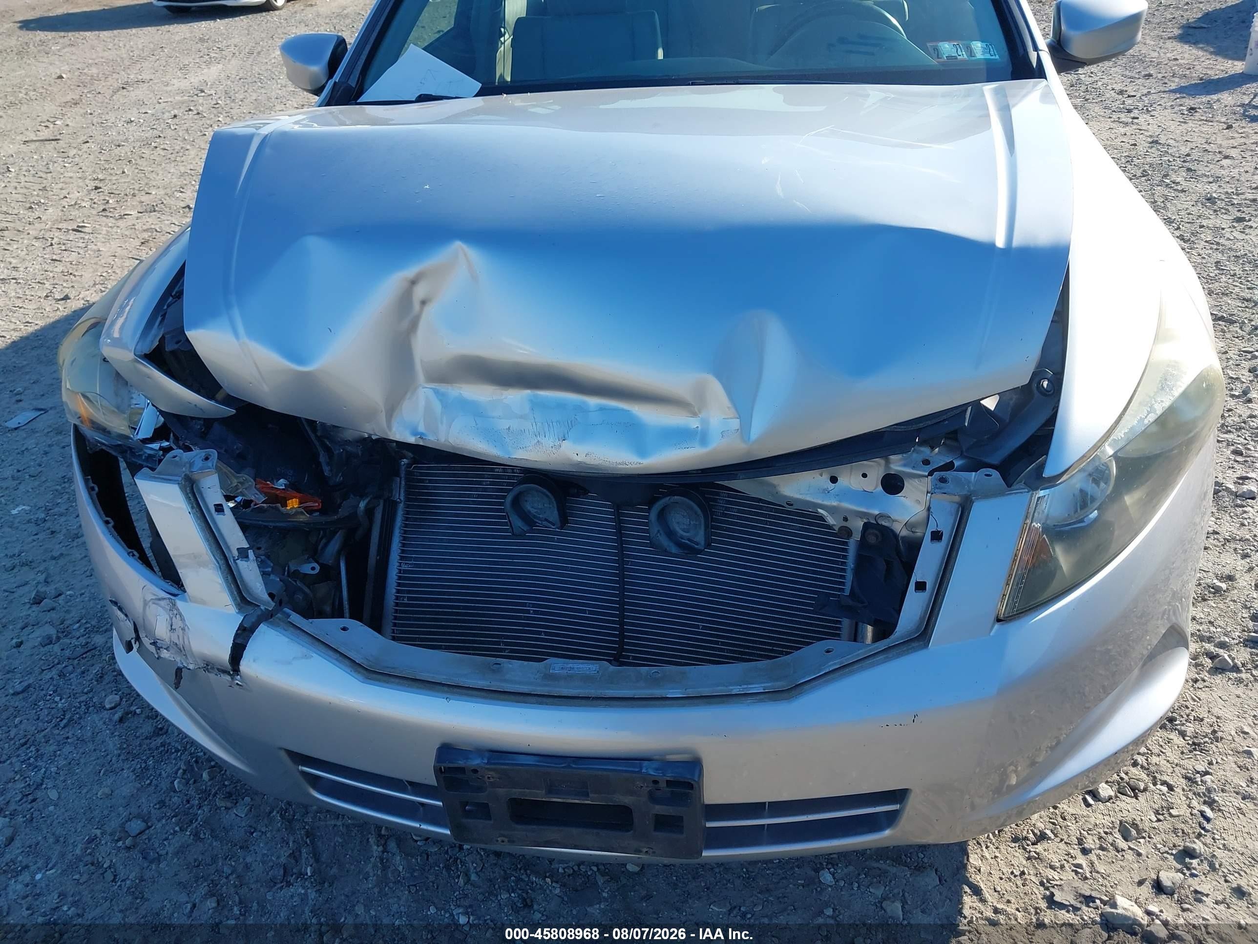 2008 Honda Accord 2.4 Ex-l Silver vin: 1HGCP26898A021504