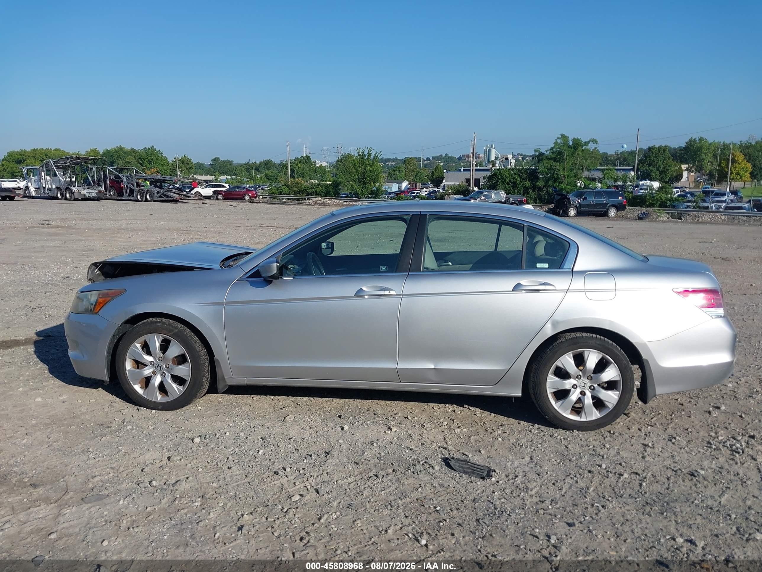 2008 Honda Accord 2.4 Ex-l Silver vin: 1HGCP26898A021504