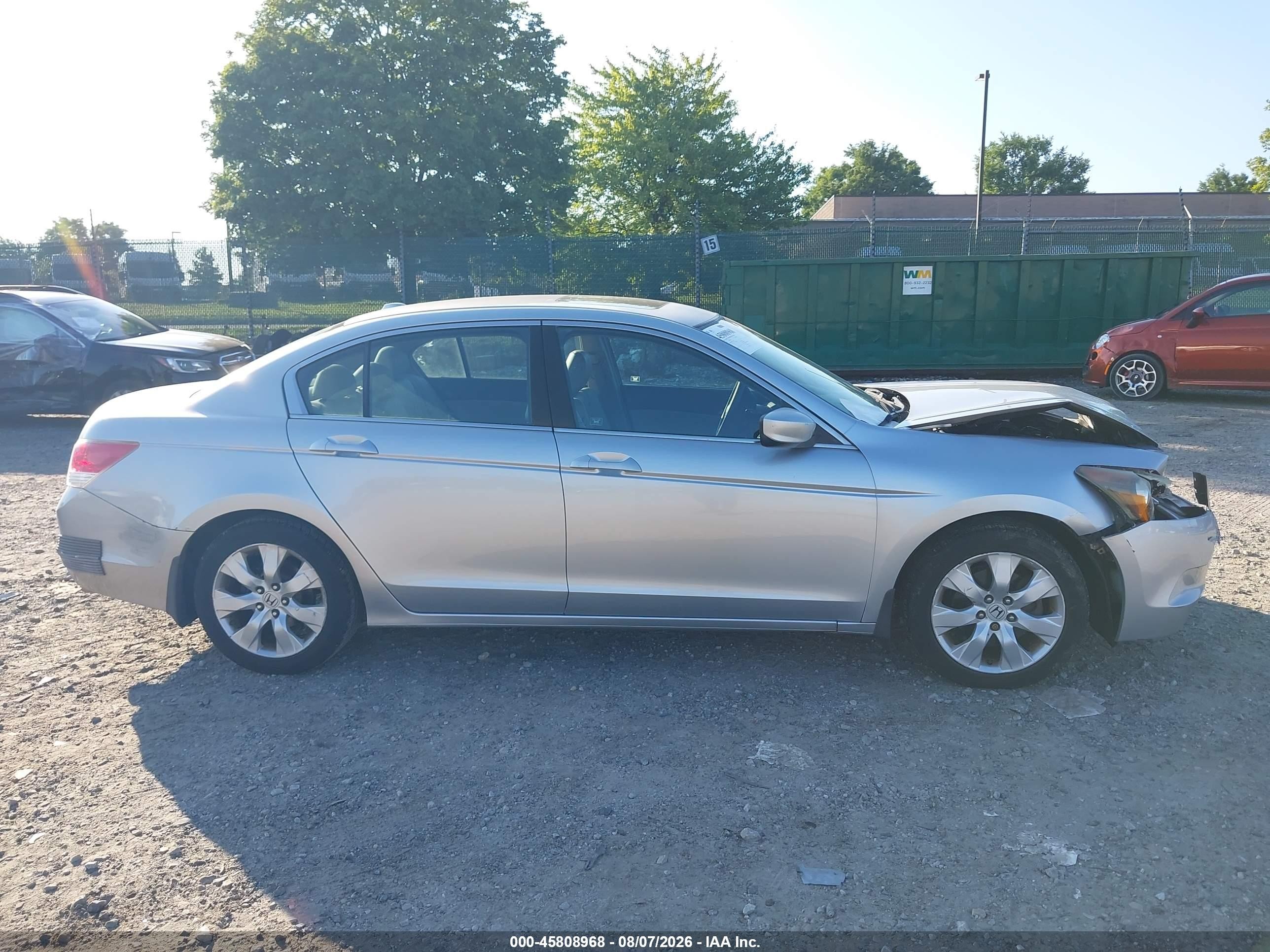 2008 Honda Accord 2.4 Ex-l Silver vin: 1HGCP26898A021504