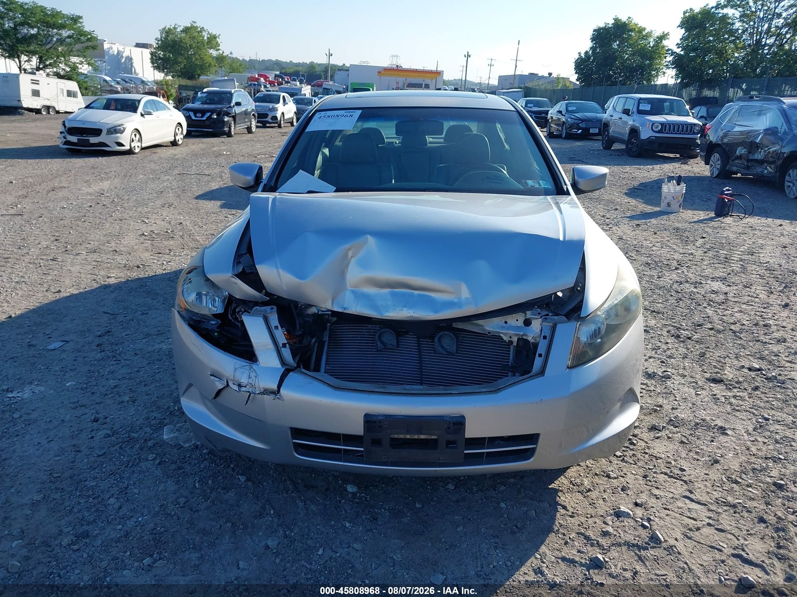 2008 Honda Accord 2.4 Ex-l Silver vin: 1HGCP26898A021504