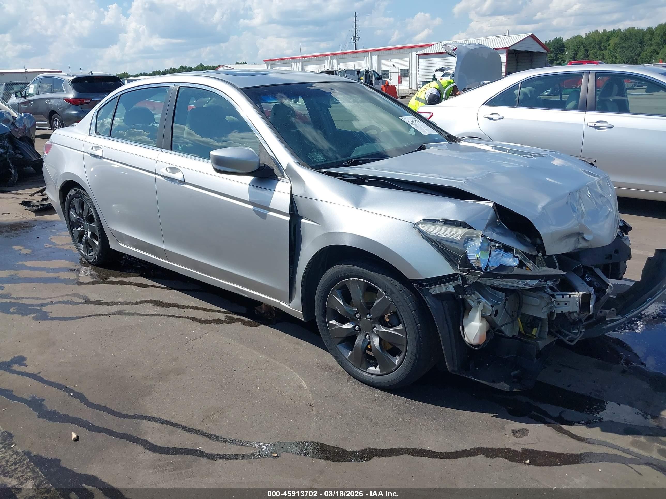 2008 Honda Accord 2.4 Ex-l Silver vin: 1HGCP26898A032292