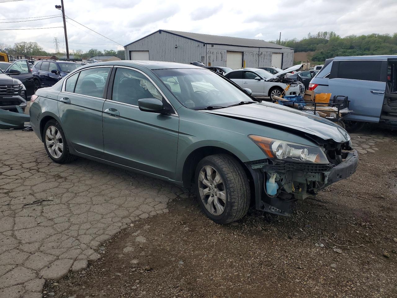 2008 Honda Accord Exl Green vin: 1HGCP26898A050243